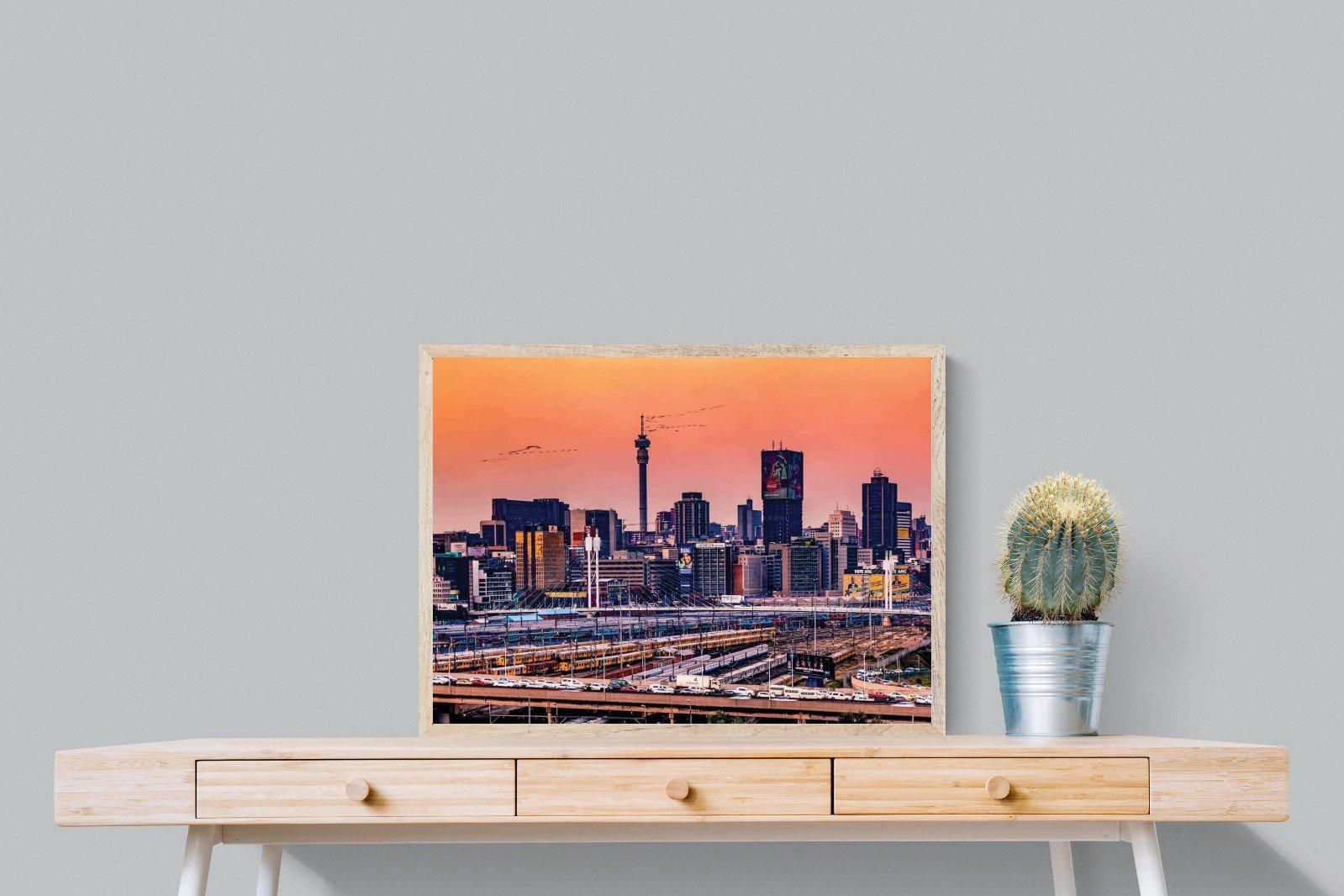 City of Gold-Wall_Art-80 x 60cm-Mounted Canvas-Wood-Pixalot