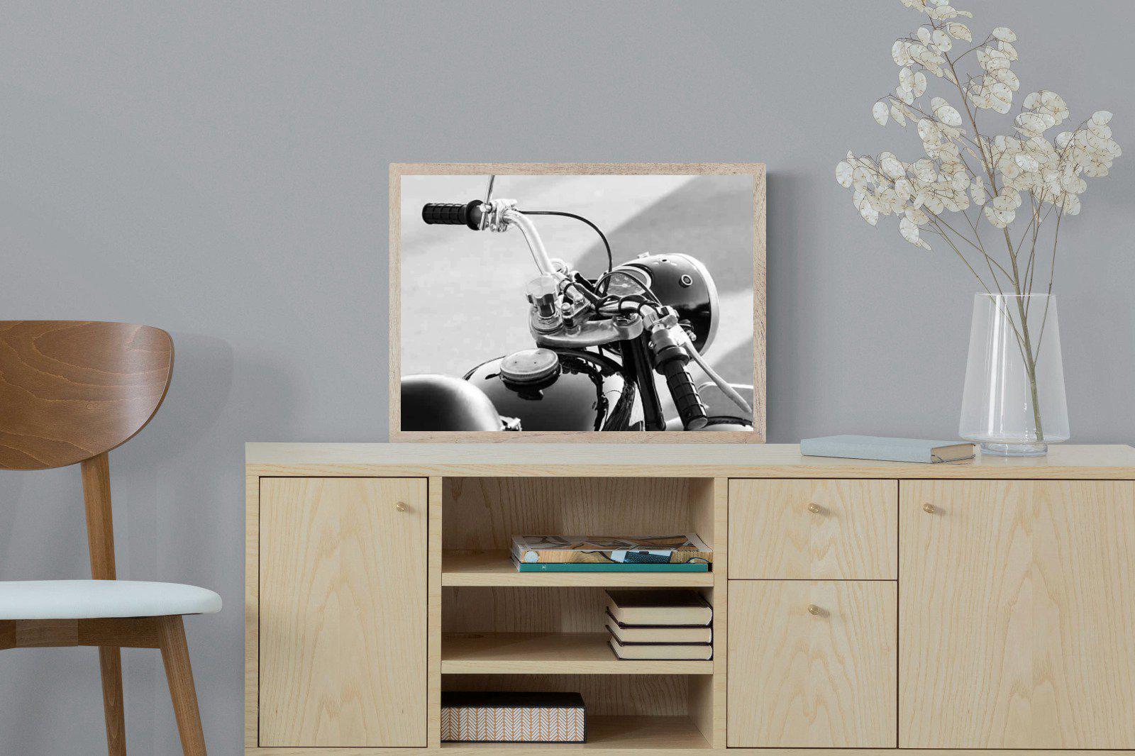 Classic Bike-Wall_Art-60 x 45cm-Mounted Canvas-Wood-Pixalot