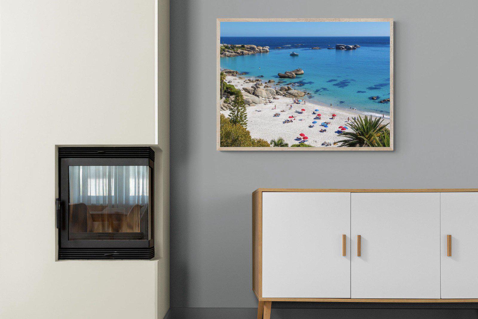 Clifton Beach-Wall_Art-100 x 75cm-Mounted Canvas-Wood-Pixalot