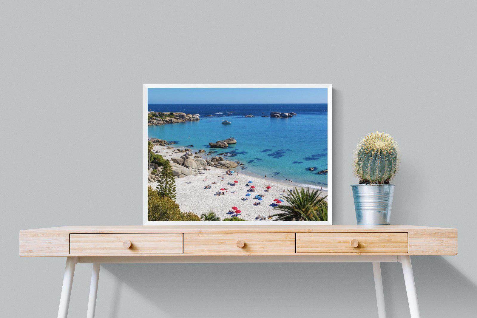 Clifton Beach-Wall_Art-80 x 60cm-Mounted Canvas-White-Pixalot