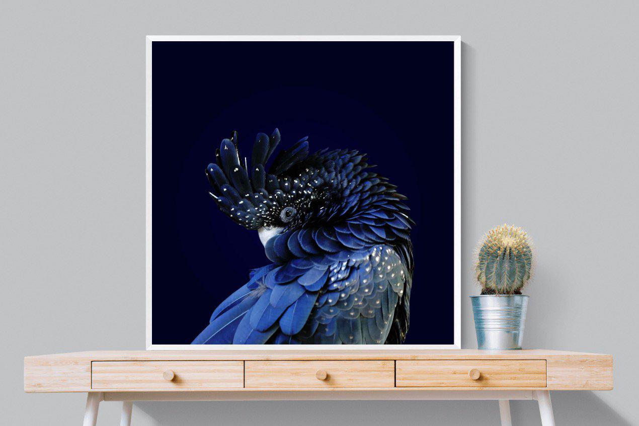 Cockatoo-Wall_Art-100 x 100cm-Mounted Canvas-White-Pixalot