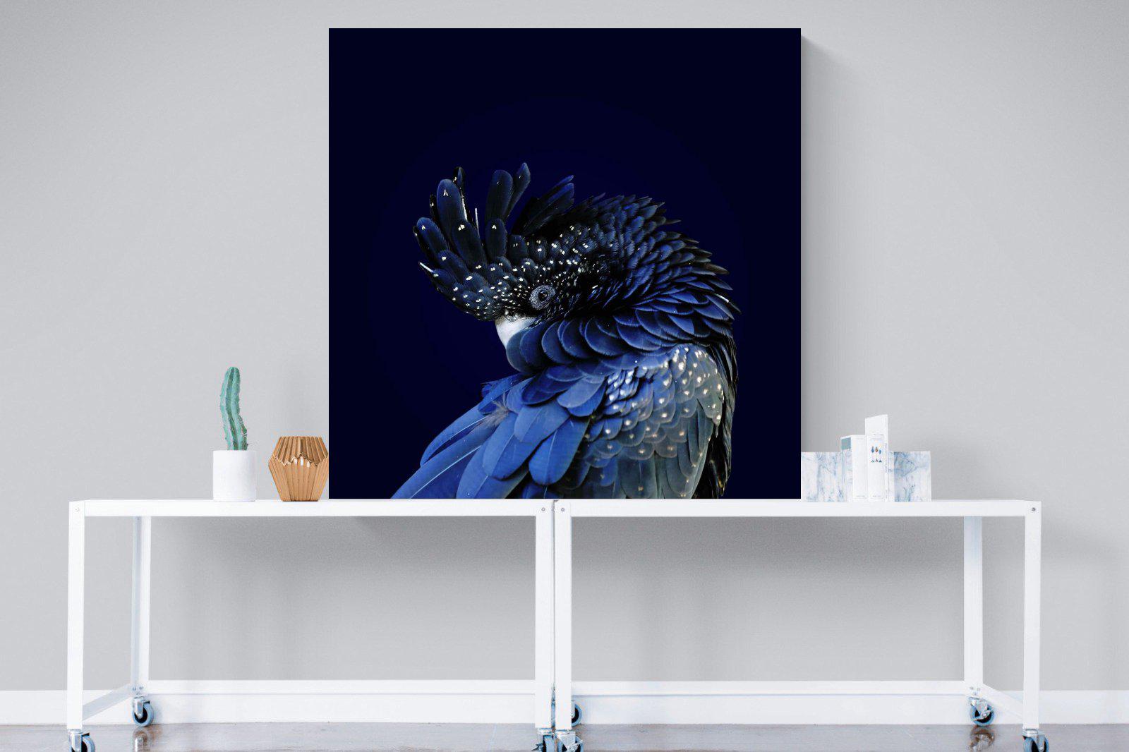 Cockatoo-Wall_Art-120 x 120cm-Mounted Canvas-No Frame-Pixalot