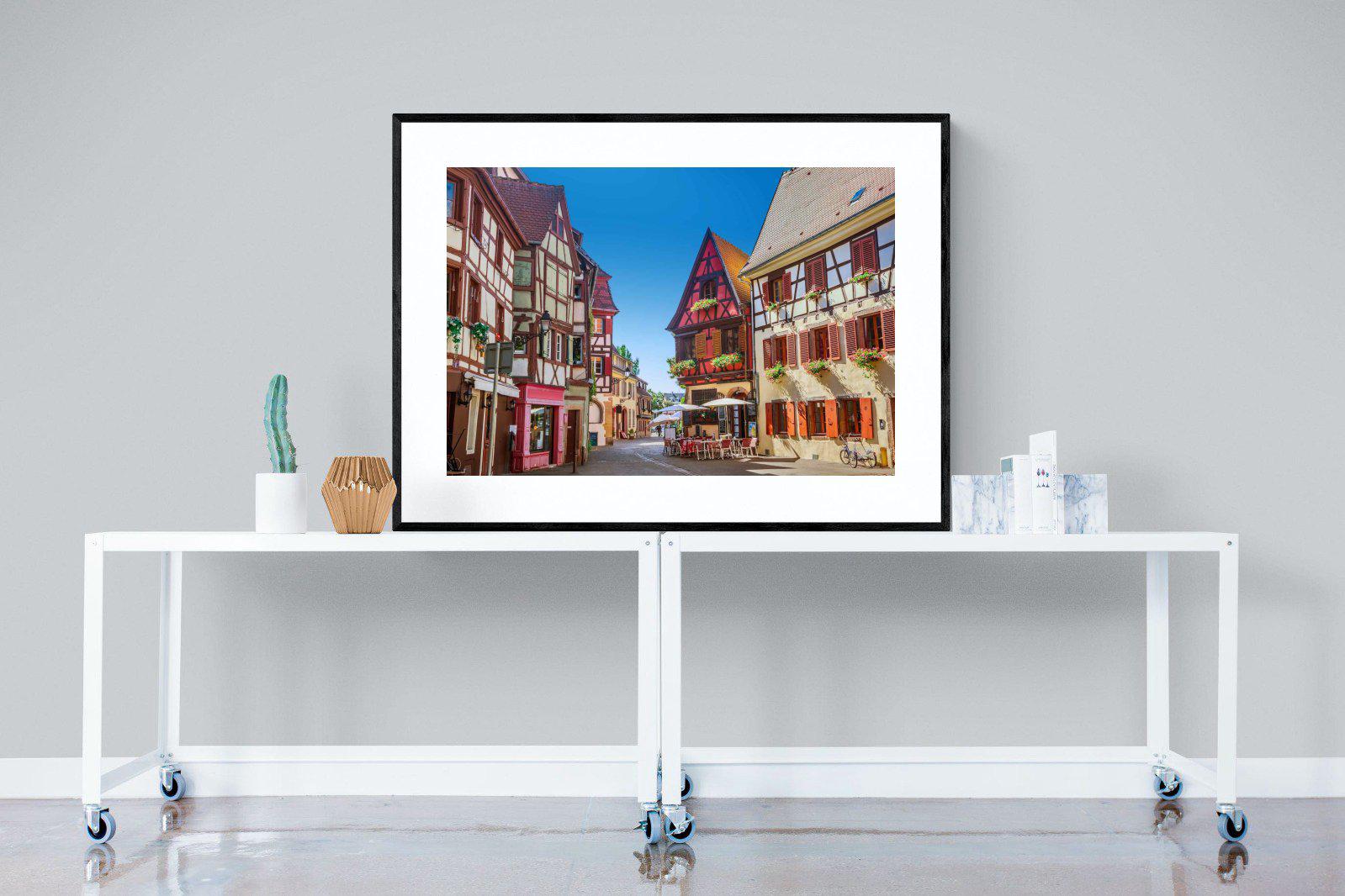 Colmar-Wall_Art-120 x 90cm-Framed Print-Black-Pixalot