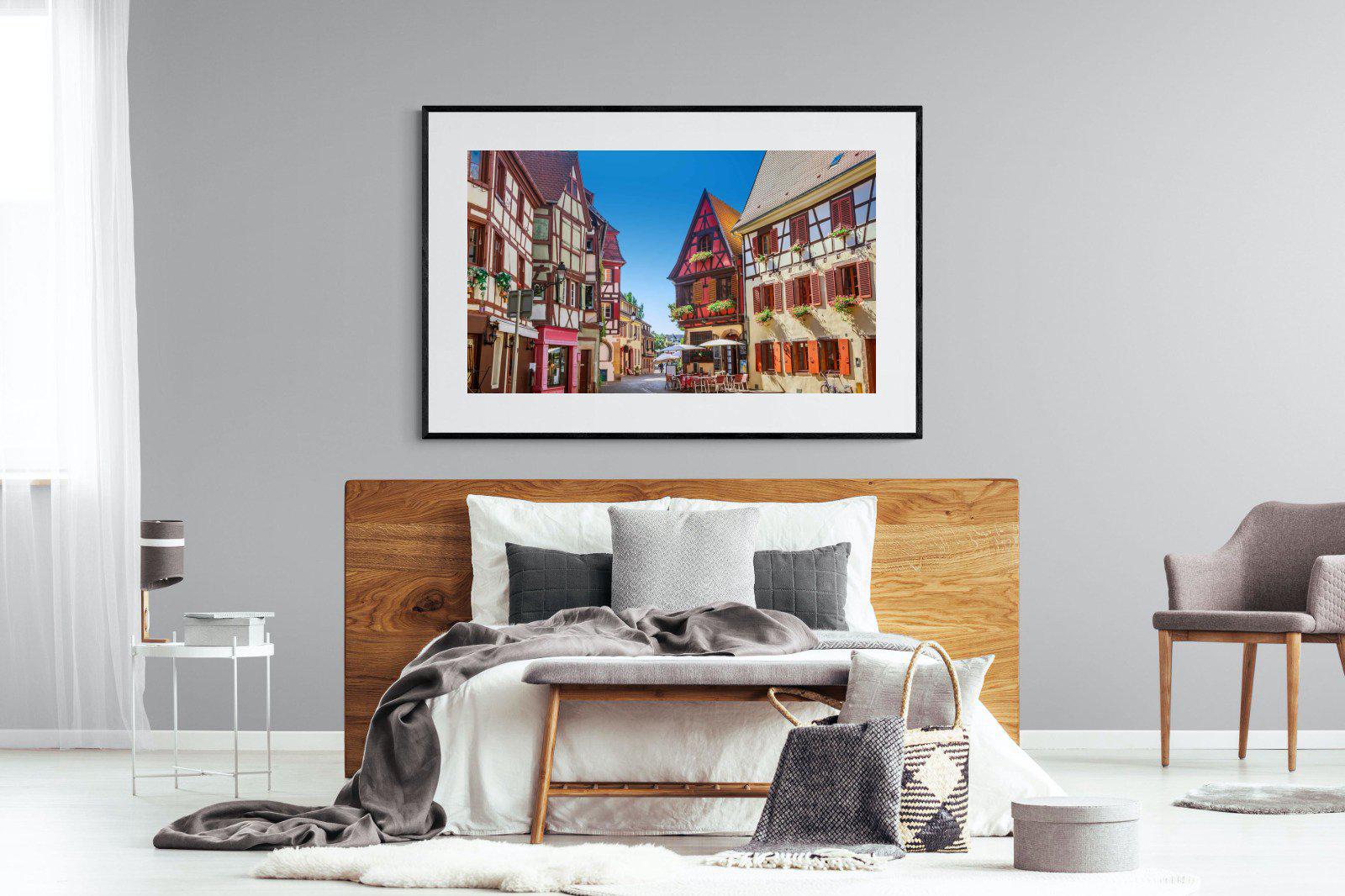 Colmar-Wall_Art-150 x 100cm-Framed Print-Black-Pixalot