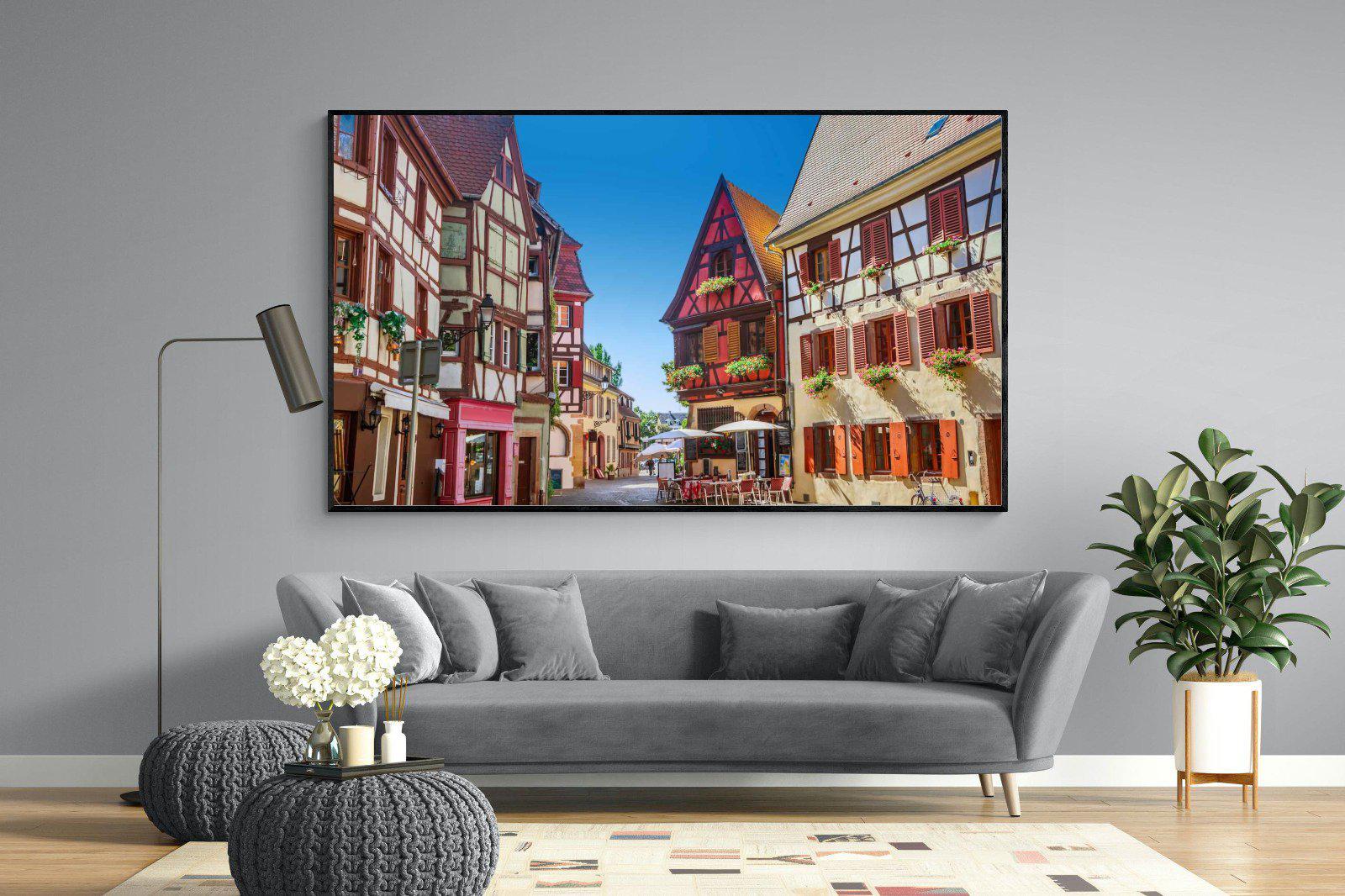 Colmar-Wall_Art-220 x 130cm-Mounted Canvas-Black-Pixalot