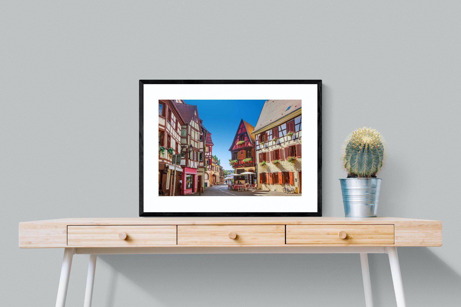 Colmar-Wall_Art-80 x 60cm-Framed Print-Black-Pixalot