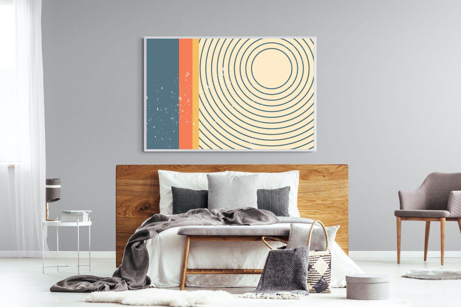 Concentric-Wall_Art-150 x 100cm-Mounted Canvas-White-Pixalot