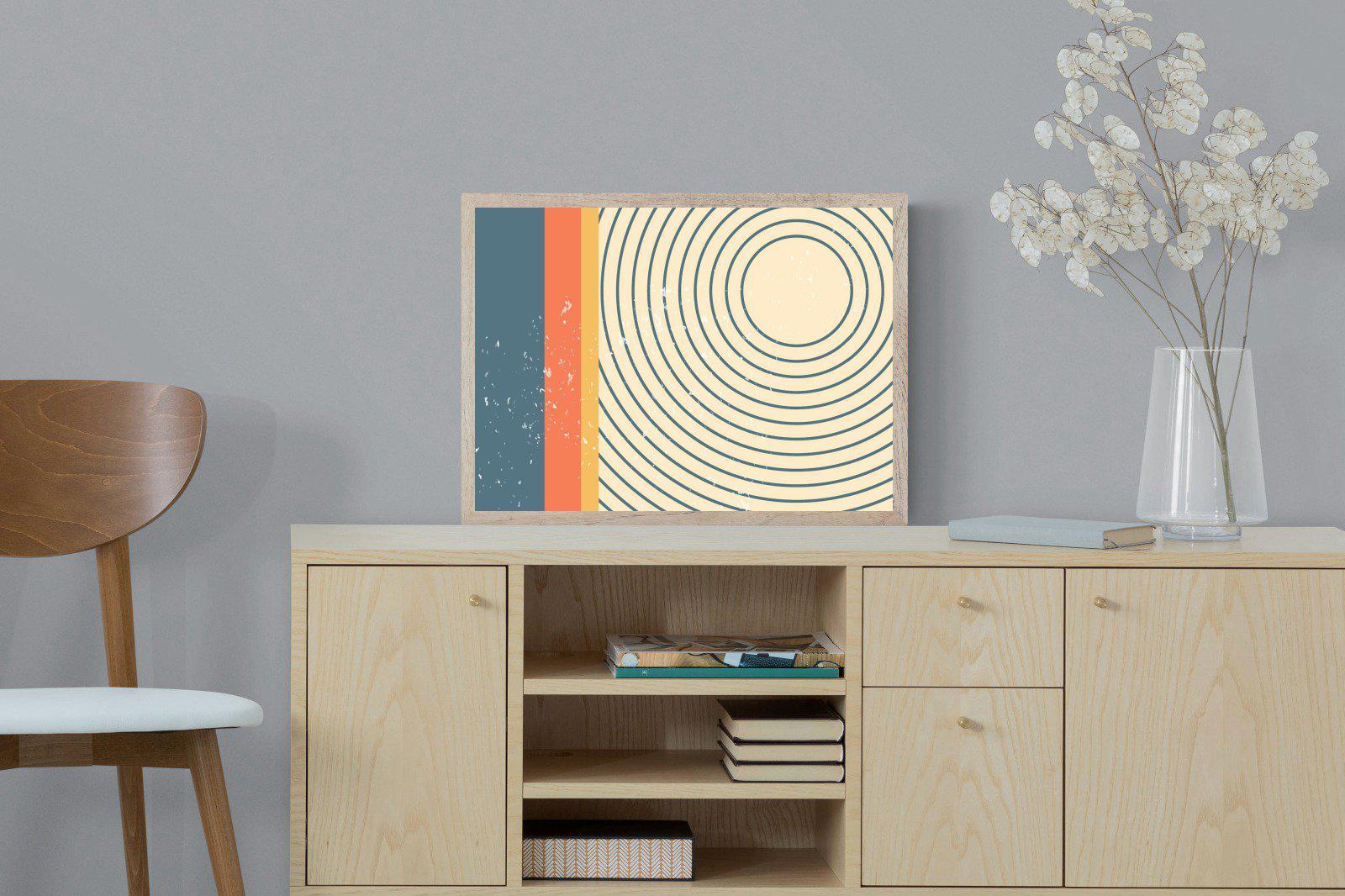 Concentric-Wall_Art-60 x 45cm-Mounted Canvas-Wood-Pixalot