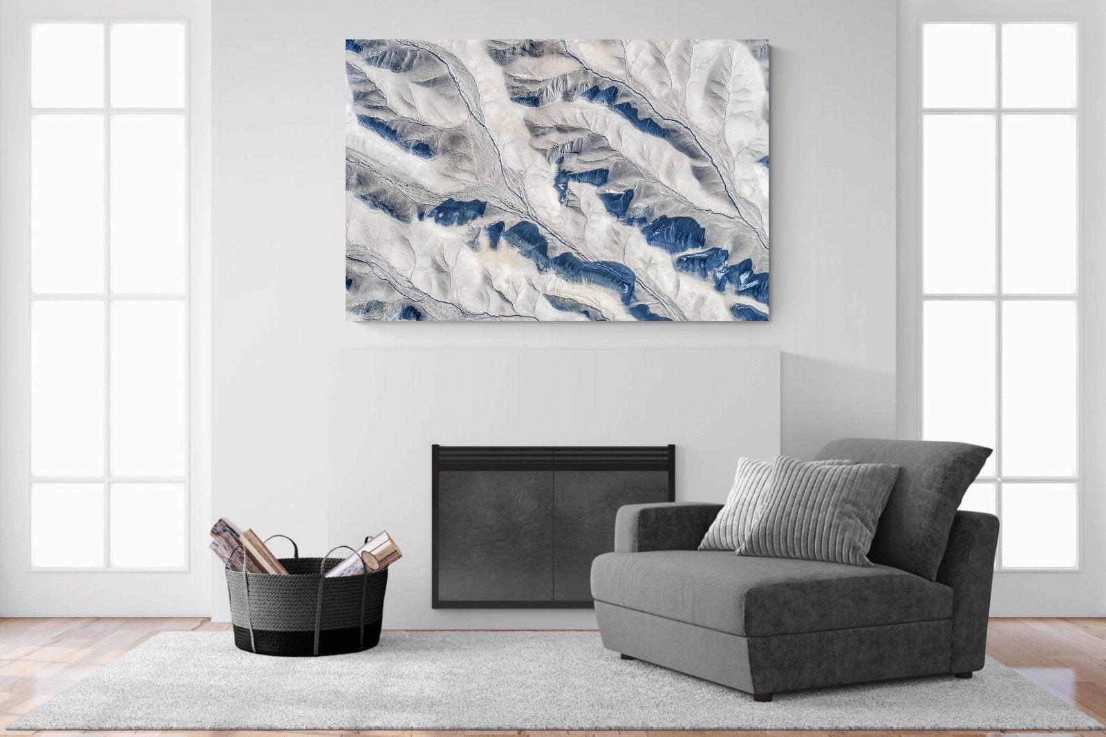 Contours-Wall_Art-150 x 100cm-Mounted Canvas-No Frame-Pixalot