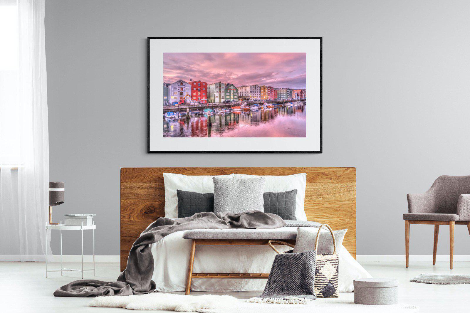 Copenhagen-Wall_Art-150 x 100cm-Framed Print-Black-Pixalot