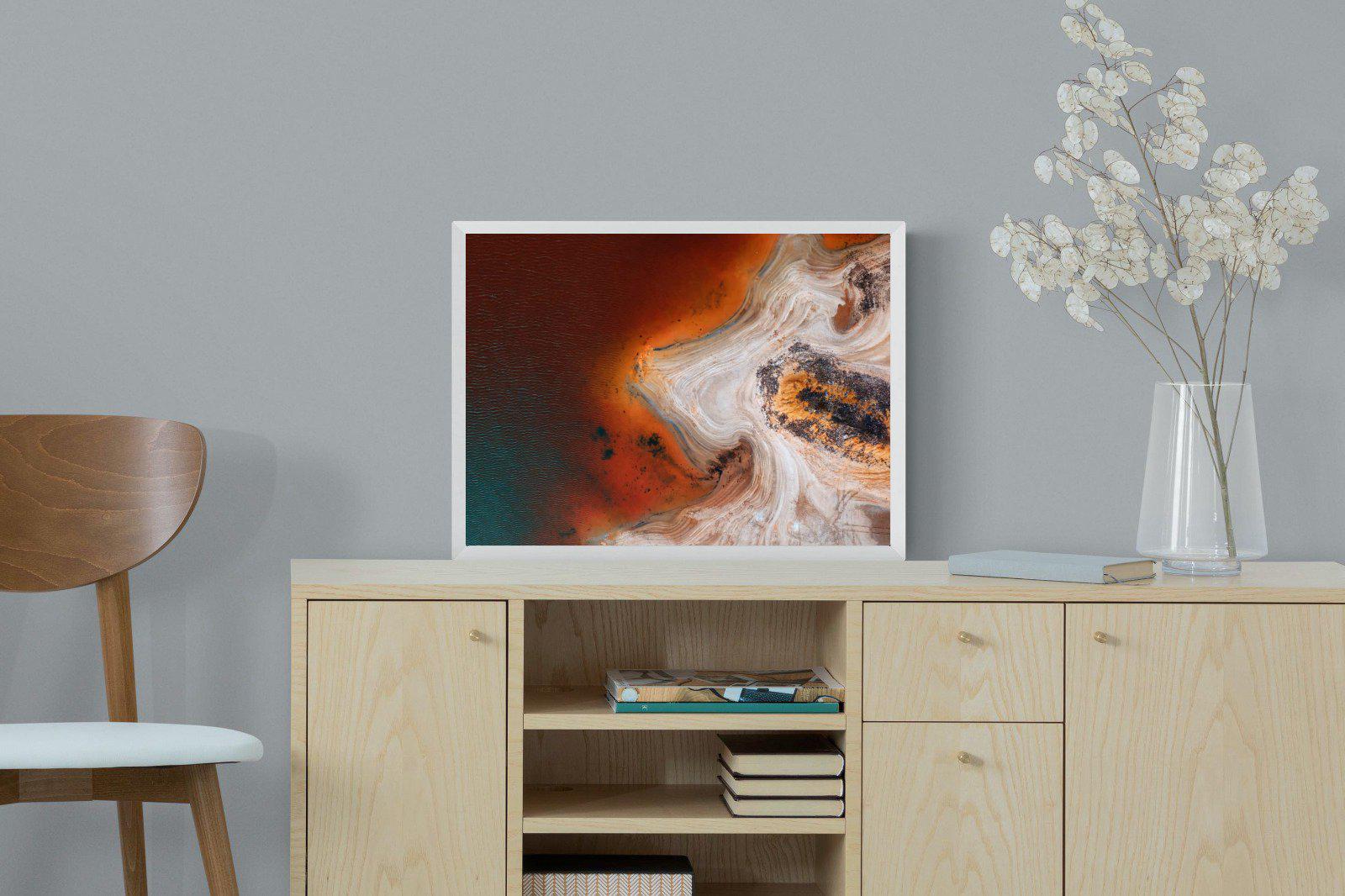 Copper Salt Pan-Wall_Art-60 x 45cm-Mounted Canvas-White-Pixalot