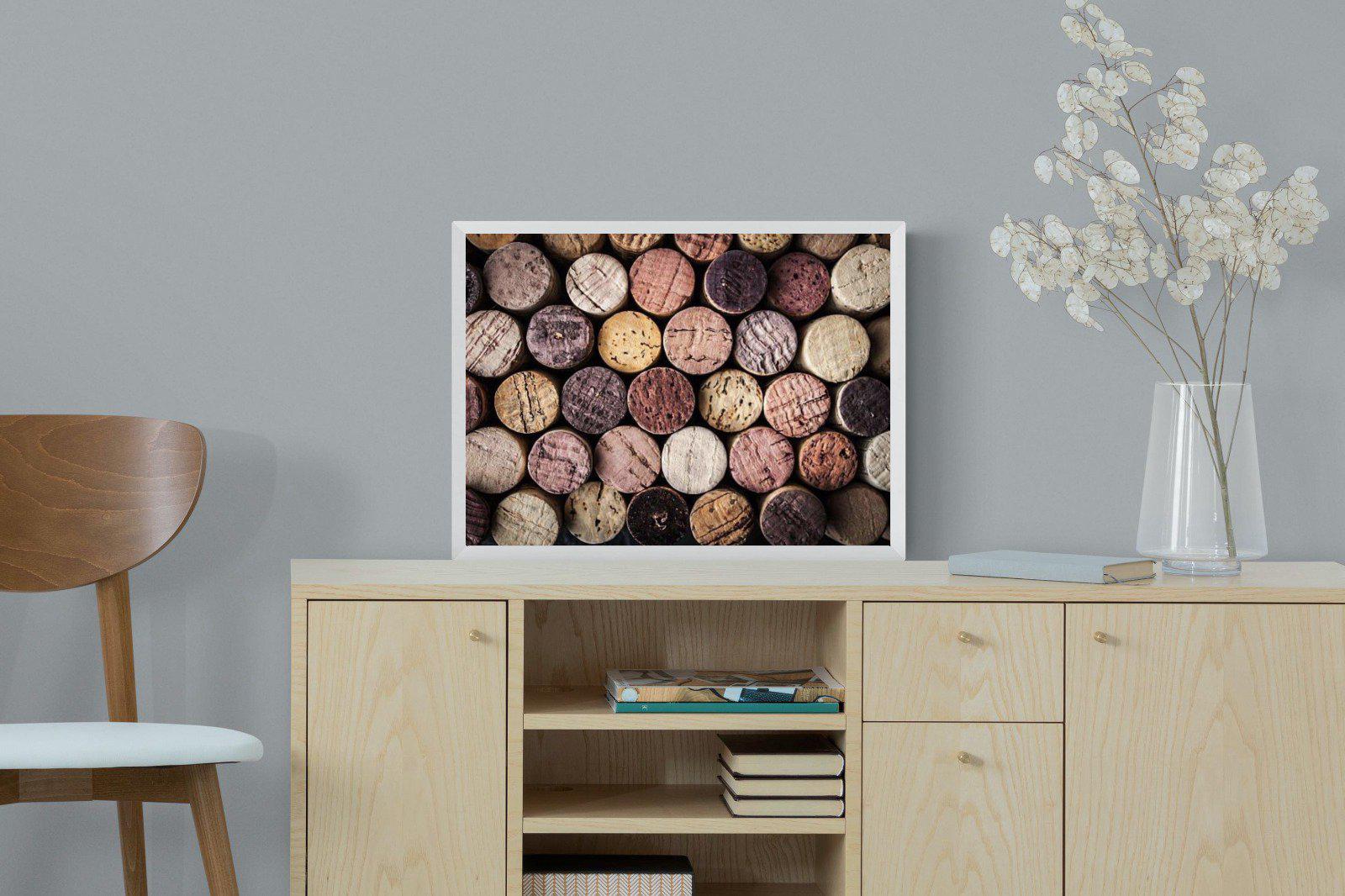 Corked-Wall_Art-60 x 45cm-Mounted Canvas-White-Pixalot