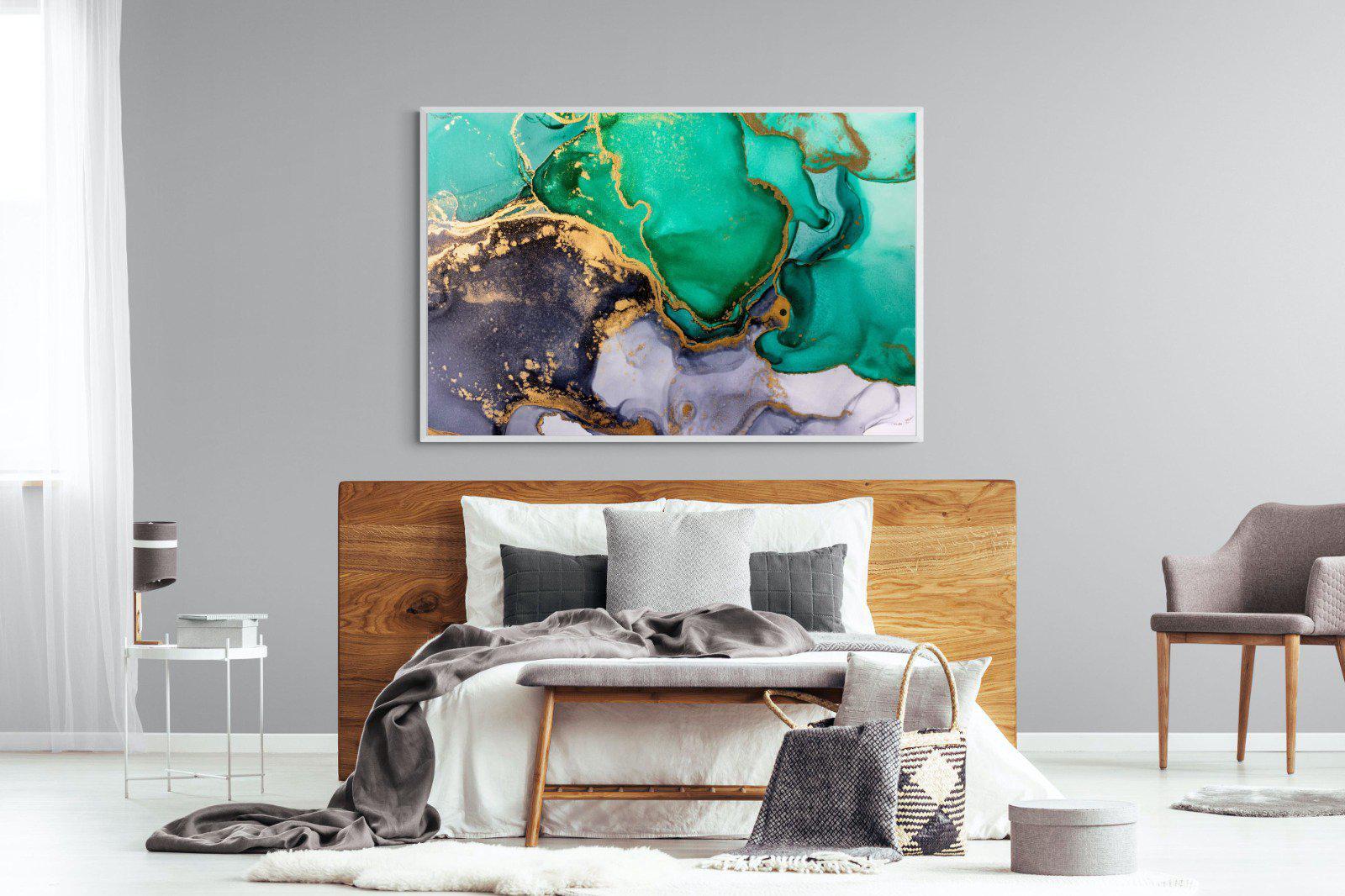 Crème de Menthe-Wall_Art-150 x 100cm-Mounted Canvas-White-Pixalot