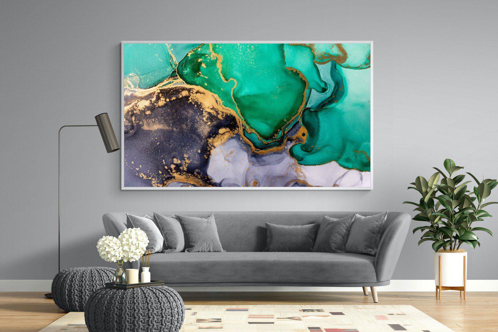 Crème de Menthe-Wall_Art-220 x 130cm-Mounted Canvas-White-Pixalot