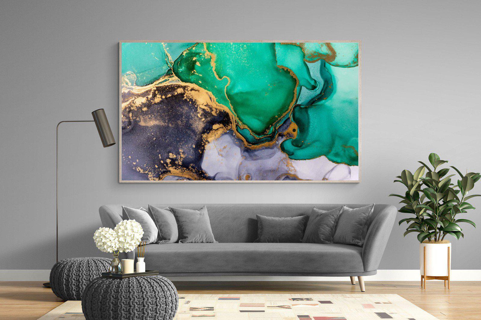 Crème de Menthe-Wall_Art-220 x 130cm-Mounted Canvas-Wood-Pixalot