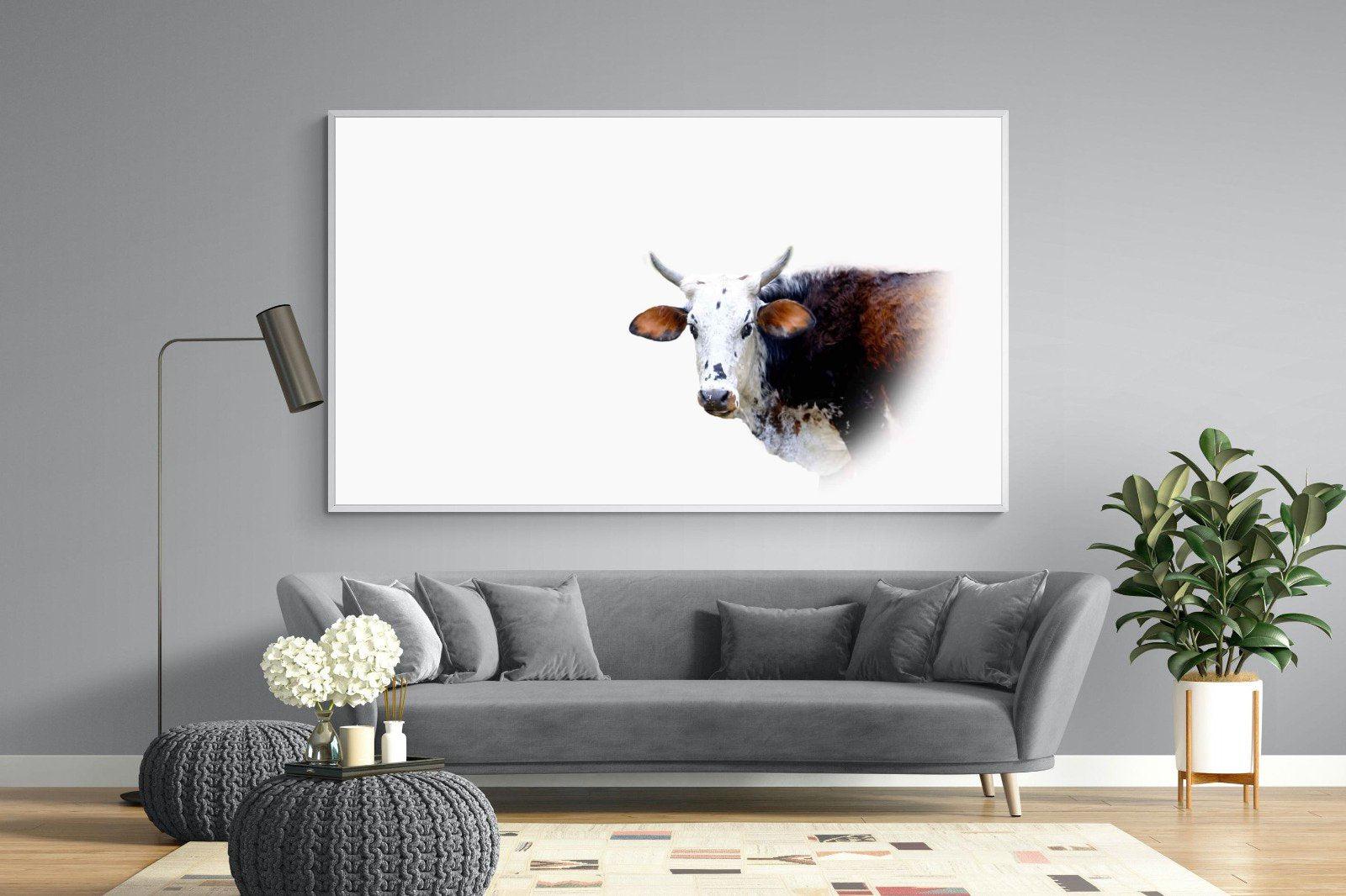 Curious Nguni-Wall_Art-220 x 130cm-Mounted Canvas-White-Pixalot