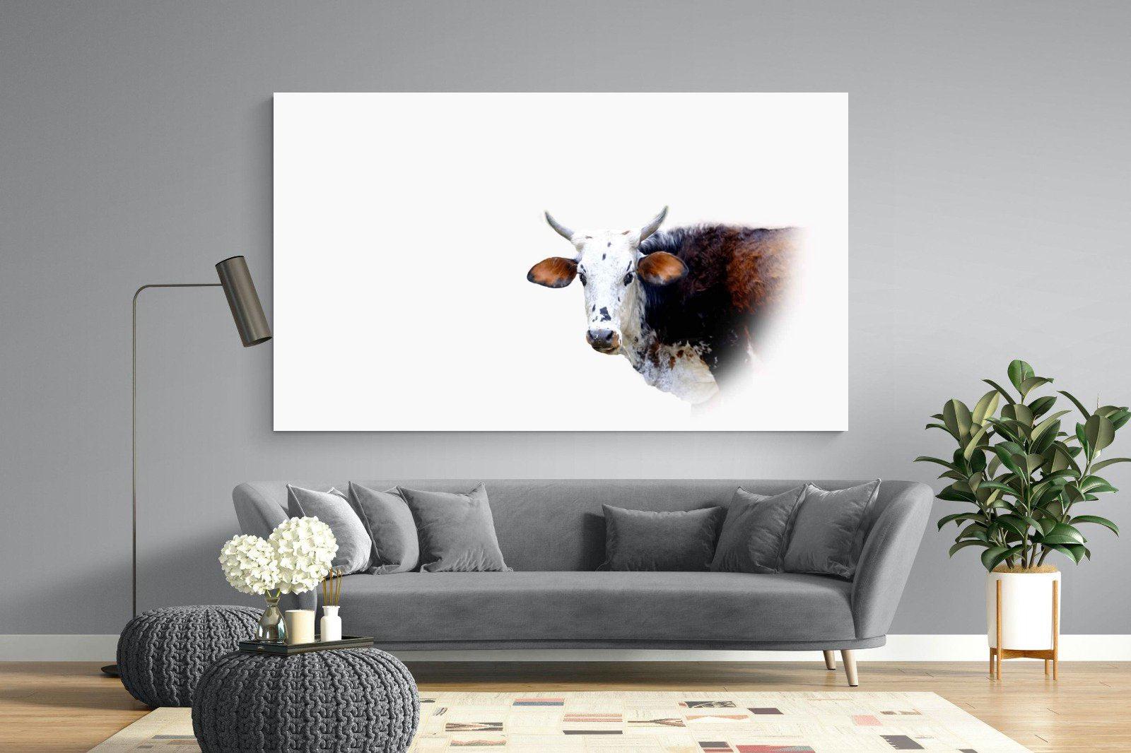 Curious Nguni-Wall_Art-220 x 130cm-Mounted Canvas-No Frame-Pixalot