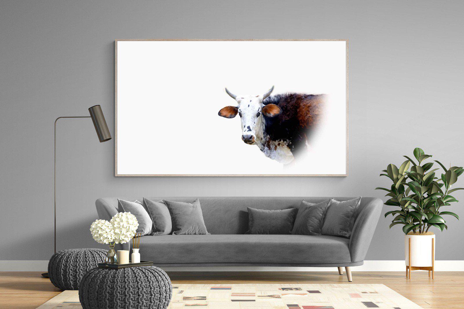 Curious Nguni-Wall_Art-220 x 130cm-Mounted Canvas-Wood-Pixalot