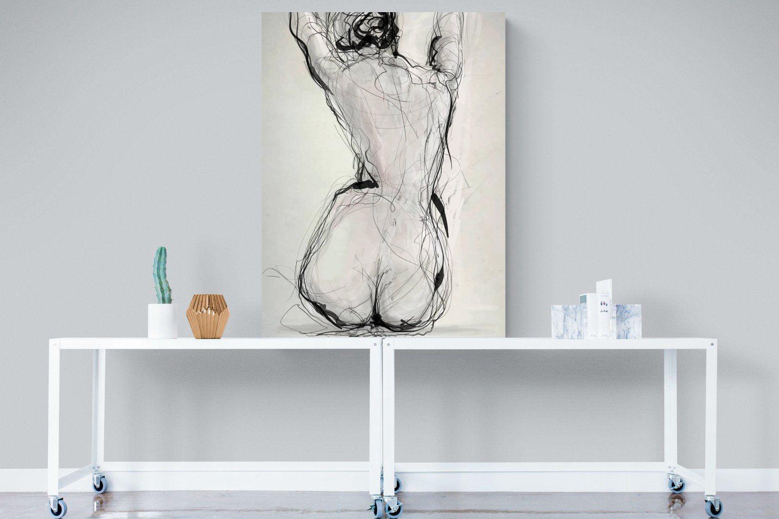 Curvy-Wall_Art-90 x 120cm-Mounted Canvas-No Frame-Pixalot