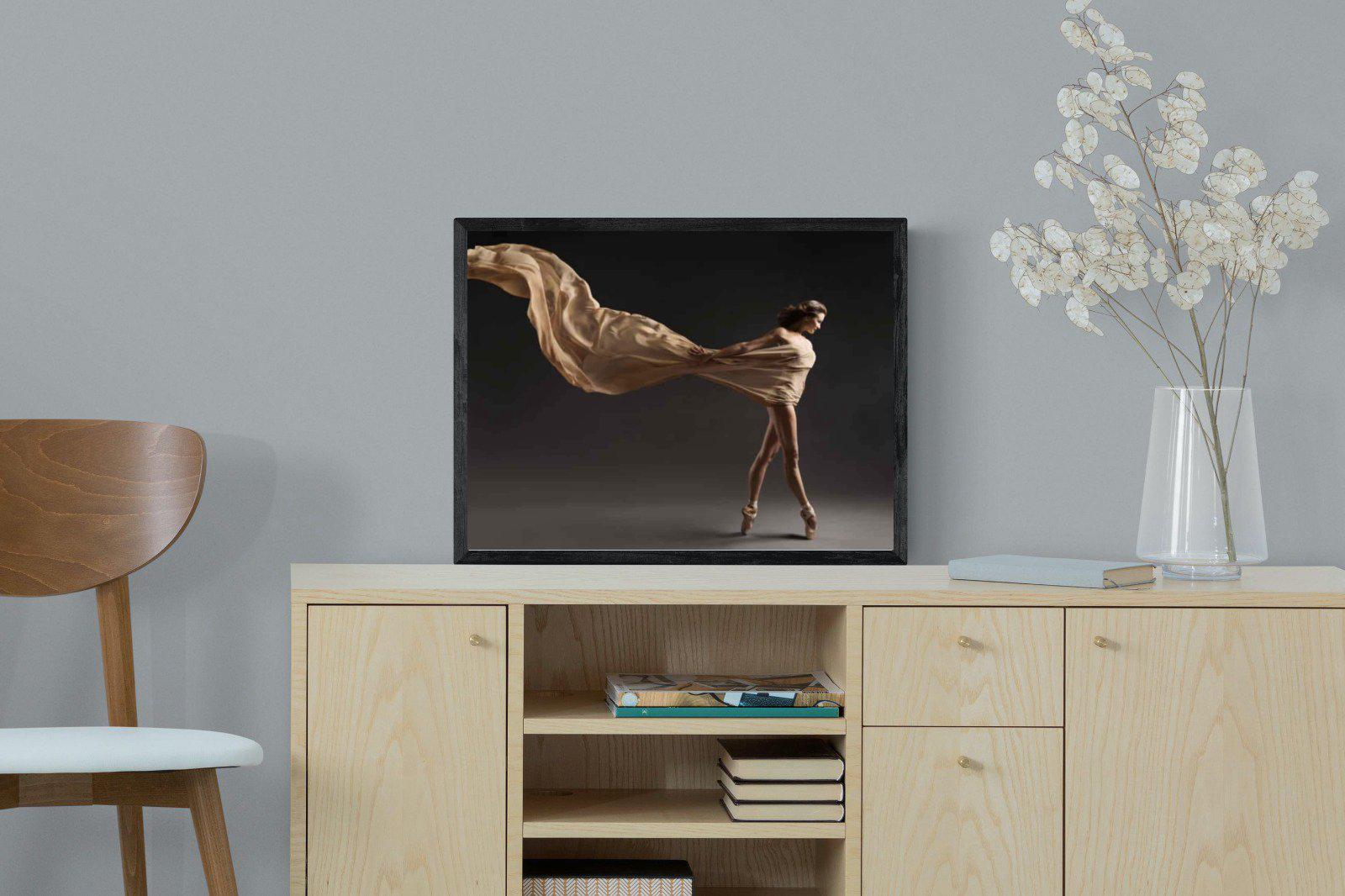 Dancing in the Dark-Wall_Art-60 x 45cm-Mounted Canvas-Black-Pixalot