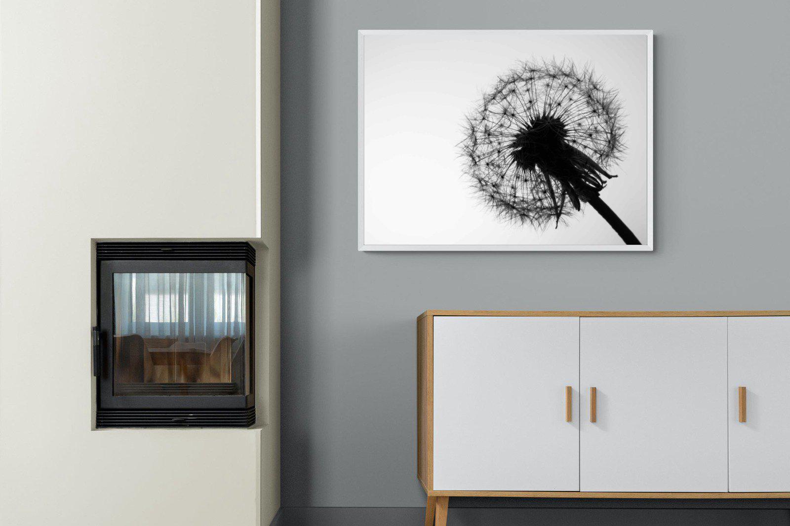 Dandelion-Wall_Art-100 x 75cm-Mounted Canvas-White-Pixalot