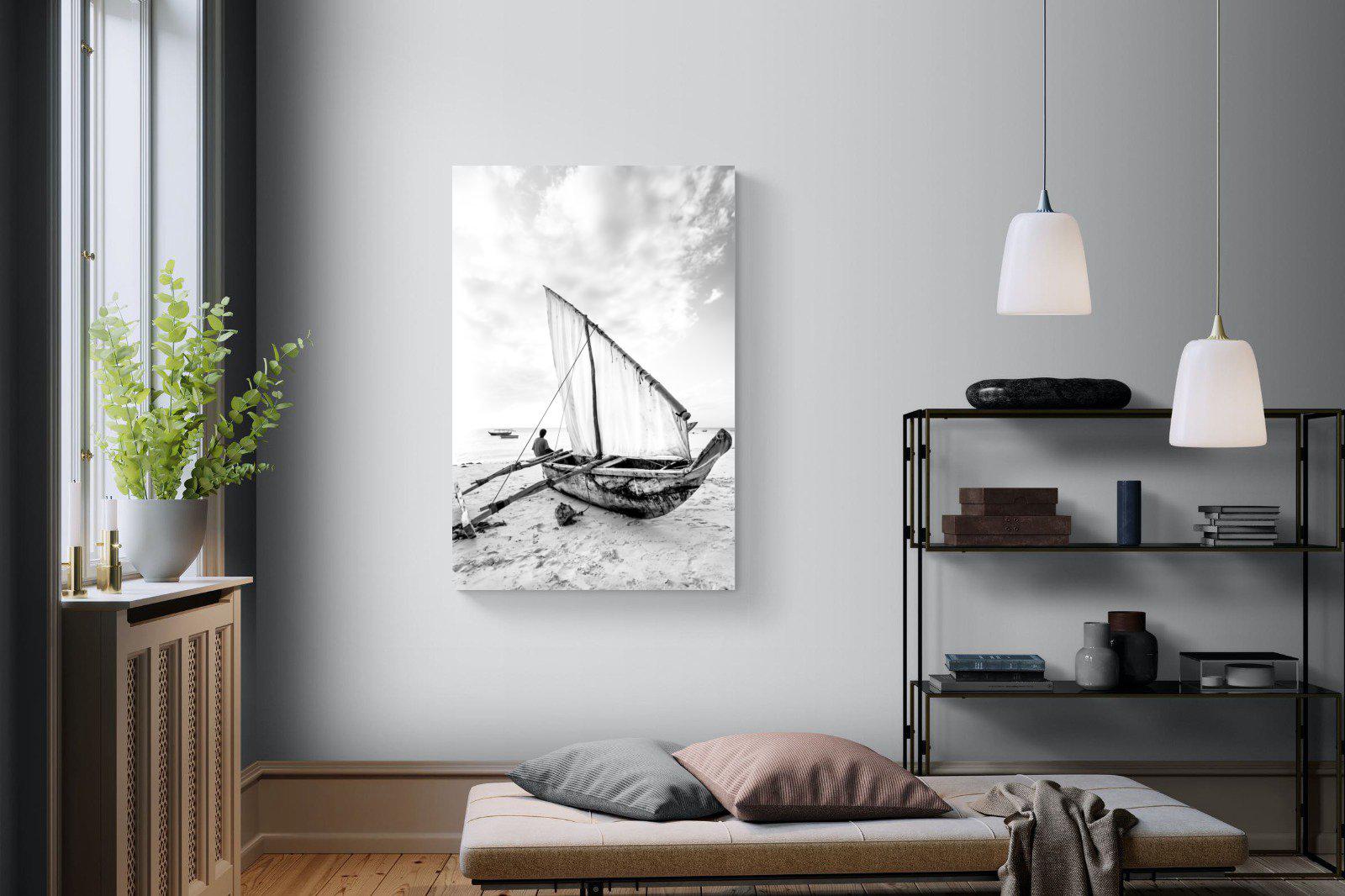 Dhow-Wall_Art-100 x 150cm-Mounted Canvas-No Frame-Pixalot