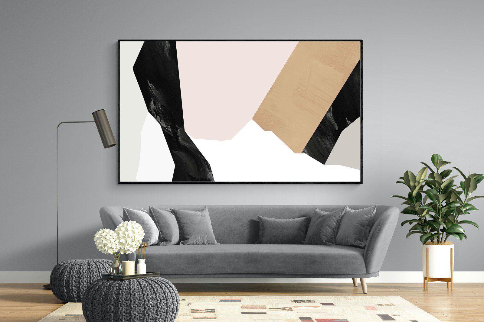 Dijon-Wall_Art-220 x 130cm-Mounted Canvas-Black-Pixalot