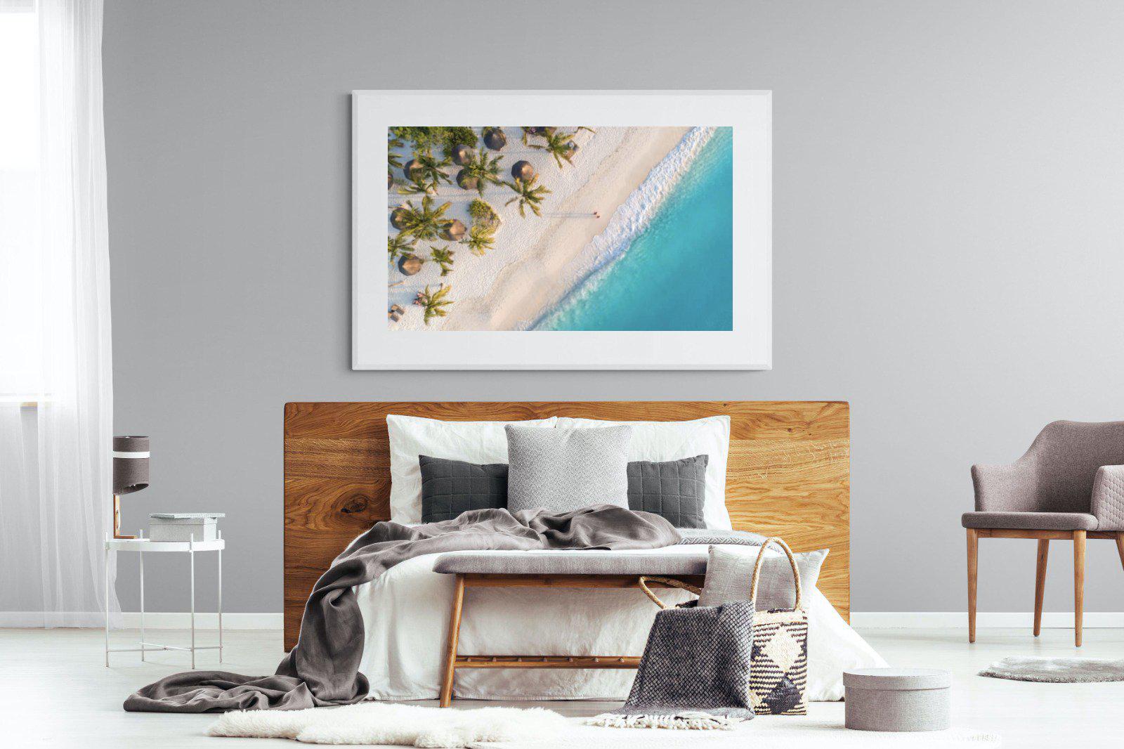 Escape-Wall_Art-150 x 100cm-Framed Print-White-Pixalot