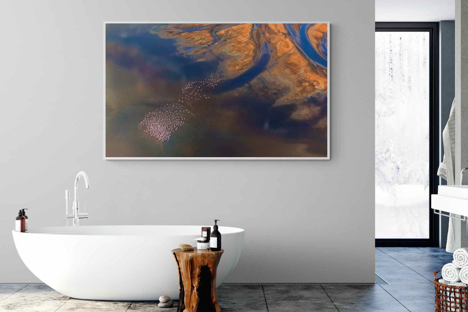 Estuary-Wall_Art-180 x 110cm-Mounted Canvas-White-Pixalot