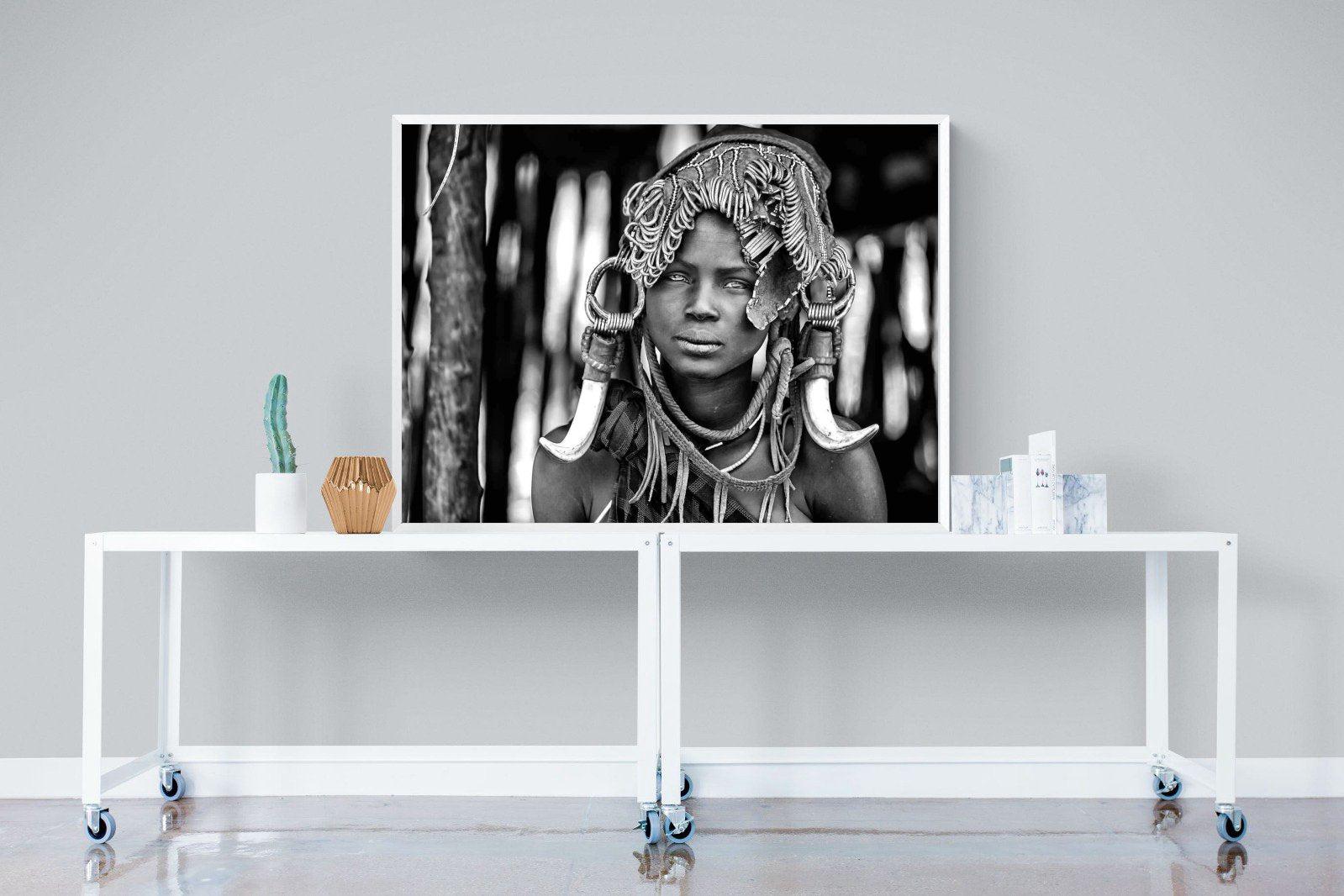 Ethiopian-Wall_Art-120 x 90cm-Mounted Canvas-White-Pixalot