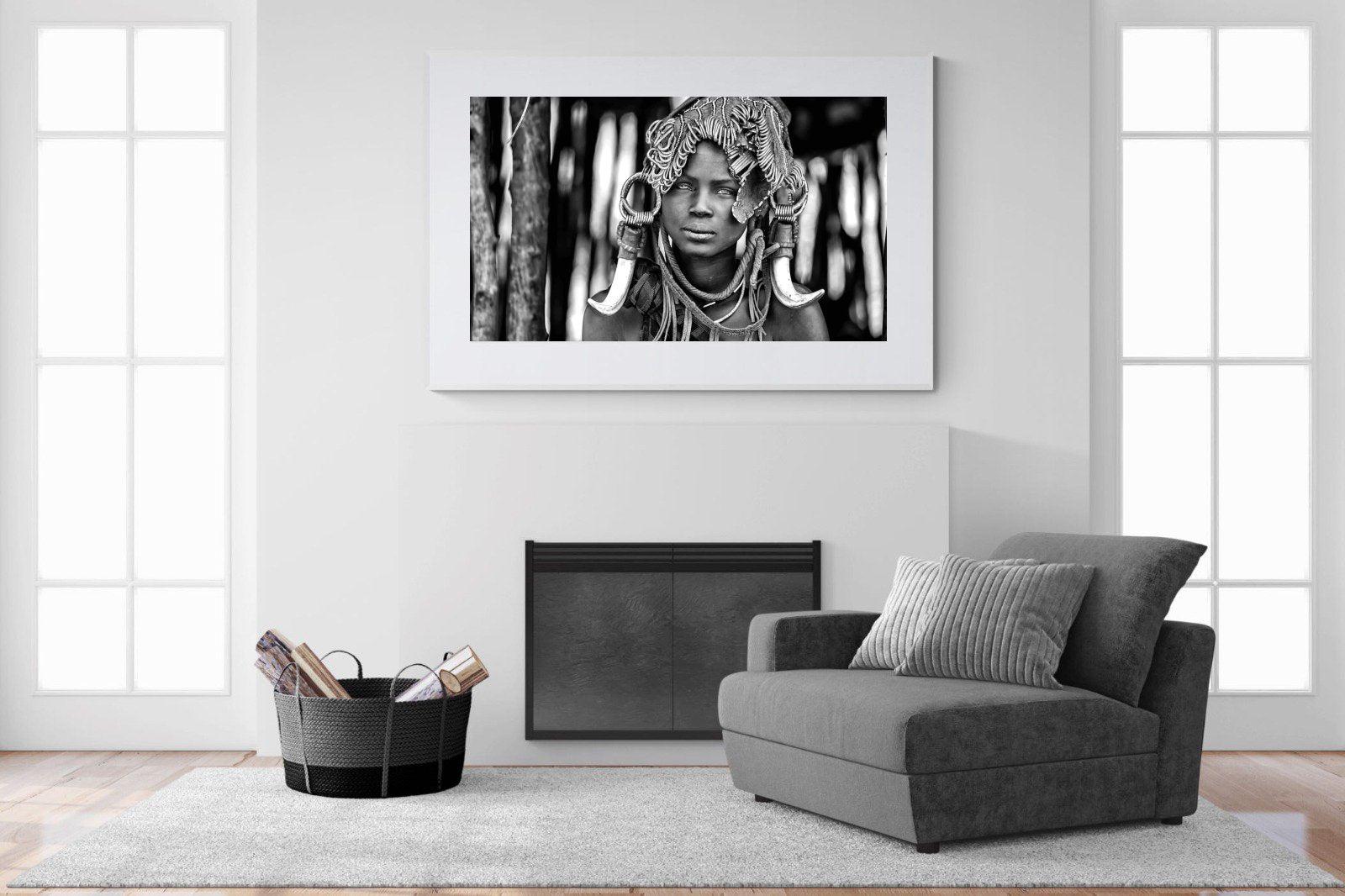 Ethiopian-Wall_Art-150 x 100cm-Framed Print-White-Pixalot