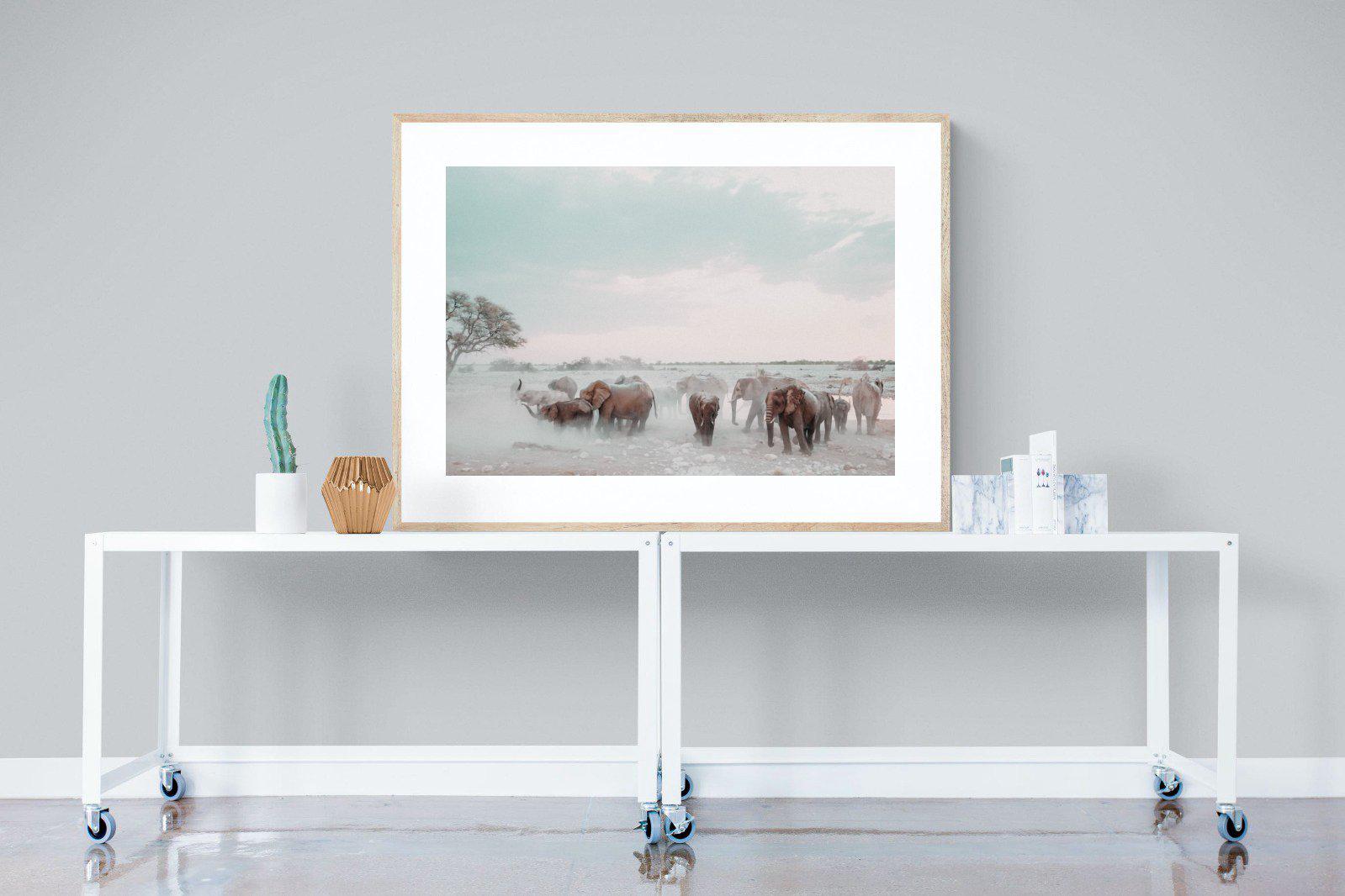 Etosha-Wall_Art-120 x 90cm-Framed Print-Wood-Pixalot