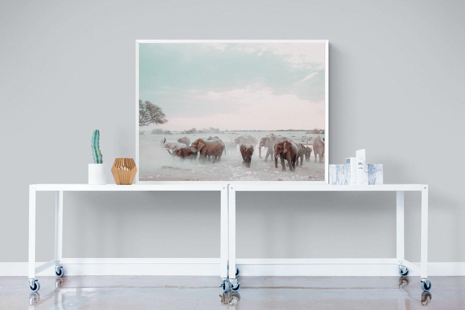 Etosha-Wall_Art-120 x 90cm-Mounted Canvas-White-Pixalot