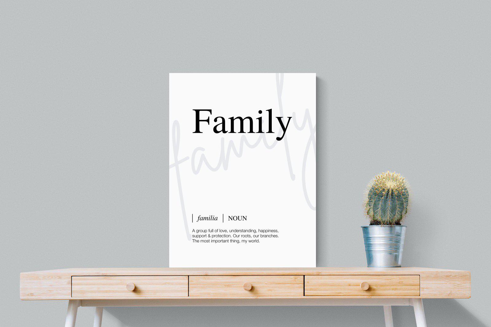 Familia-Wall_Art-60 x 80cm-Mounted Canvas-No Frame-Pixalot