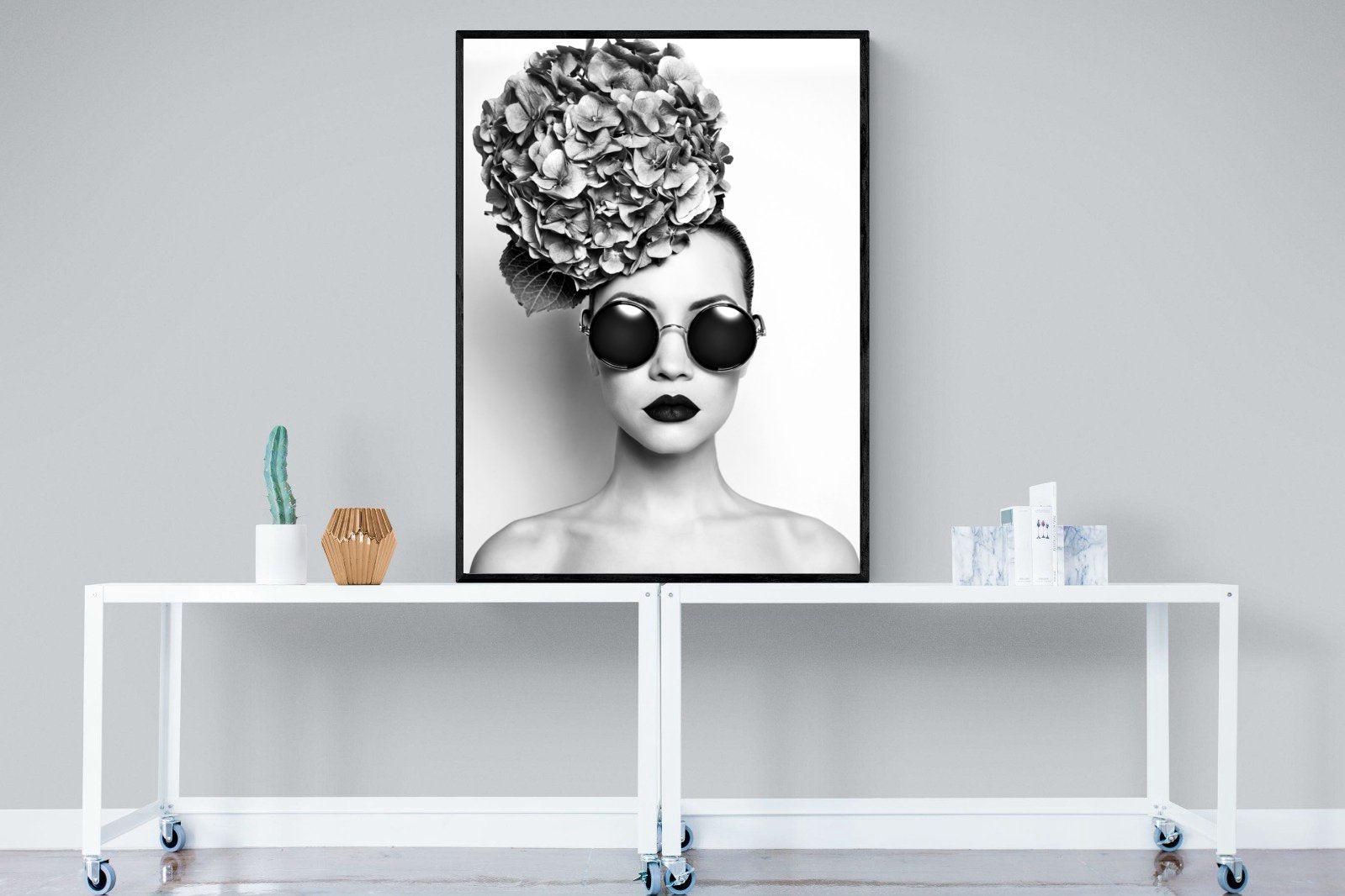 Fashionista-Wall_Art-90 x 120cm-Mounted Canvas-Black-Pixalot