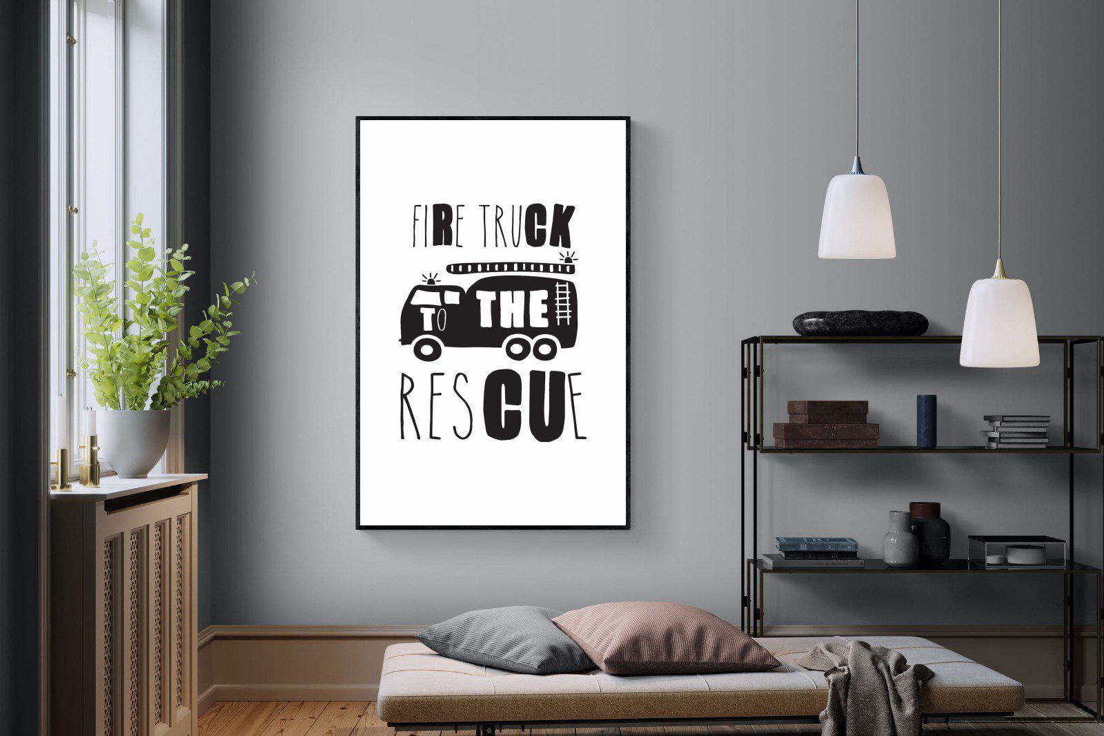 Fire Truck-Wall_Art-Pixalot