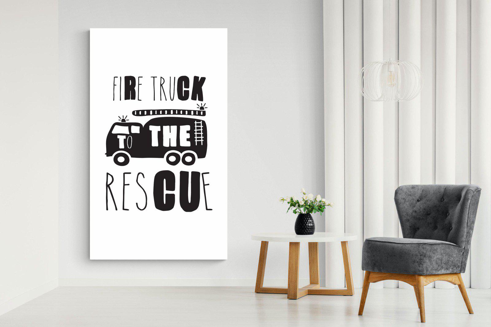 Fire Truck-Wall_Art-Pixalot