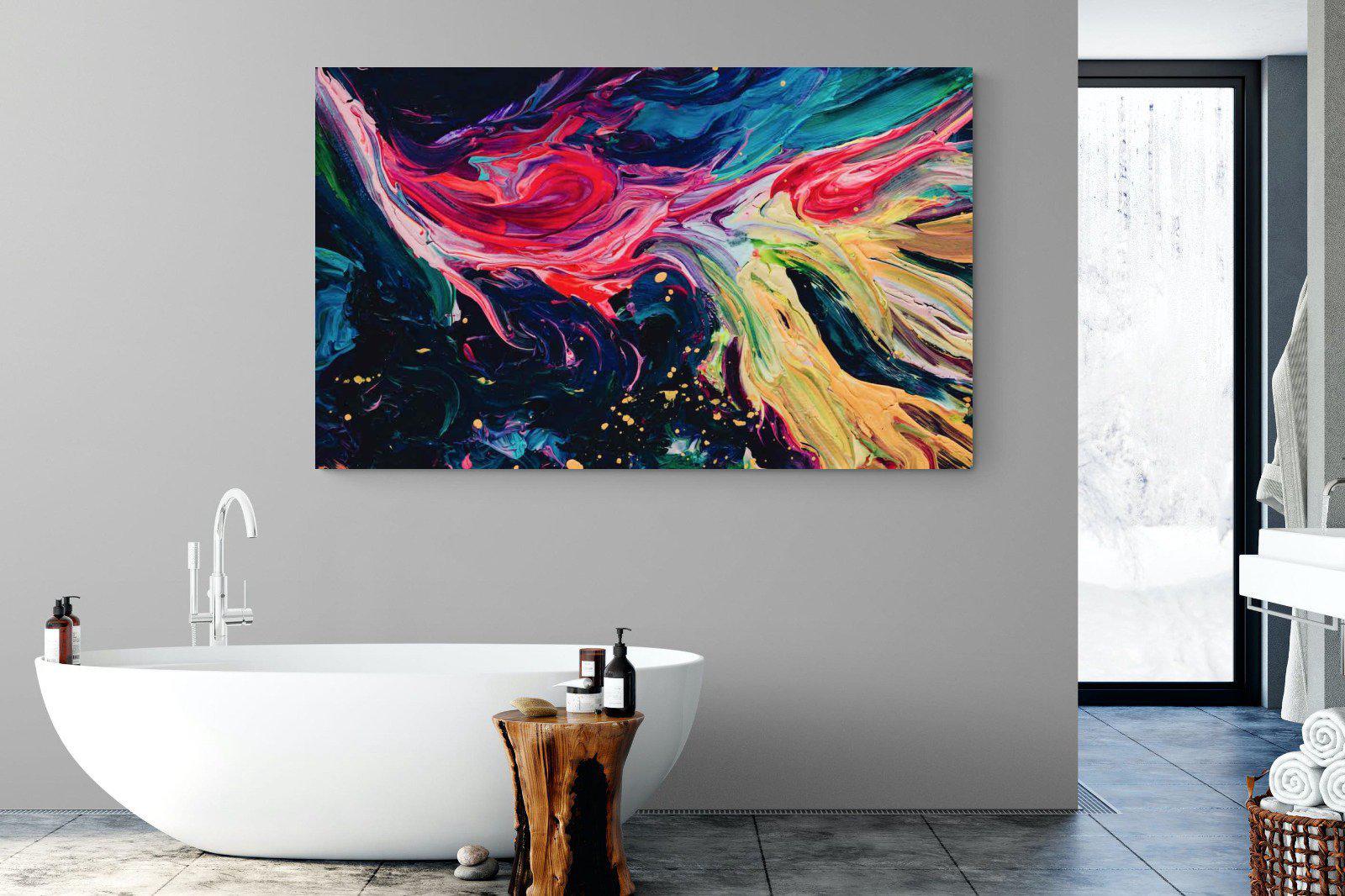 Fireworks-Wall_Art-180 x 110cm-Mounted Canvas-No Frame-Pixalot