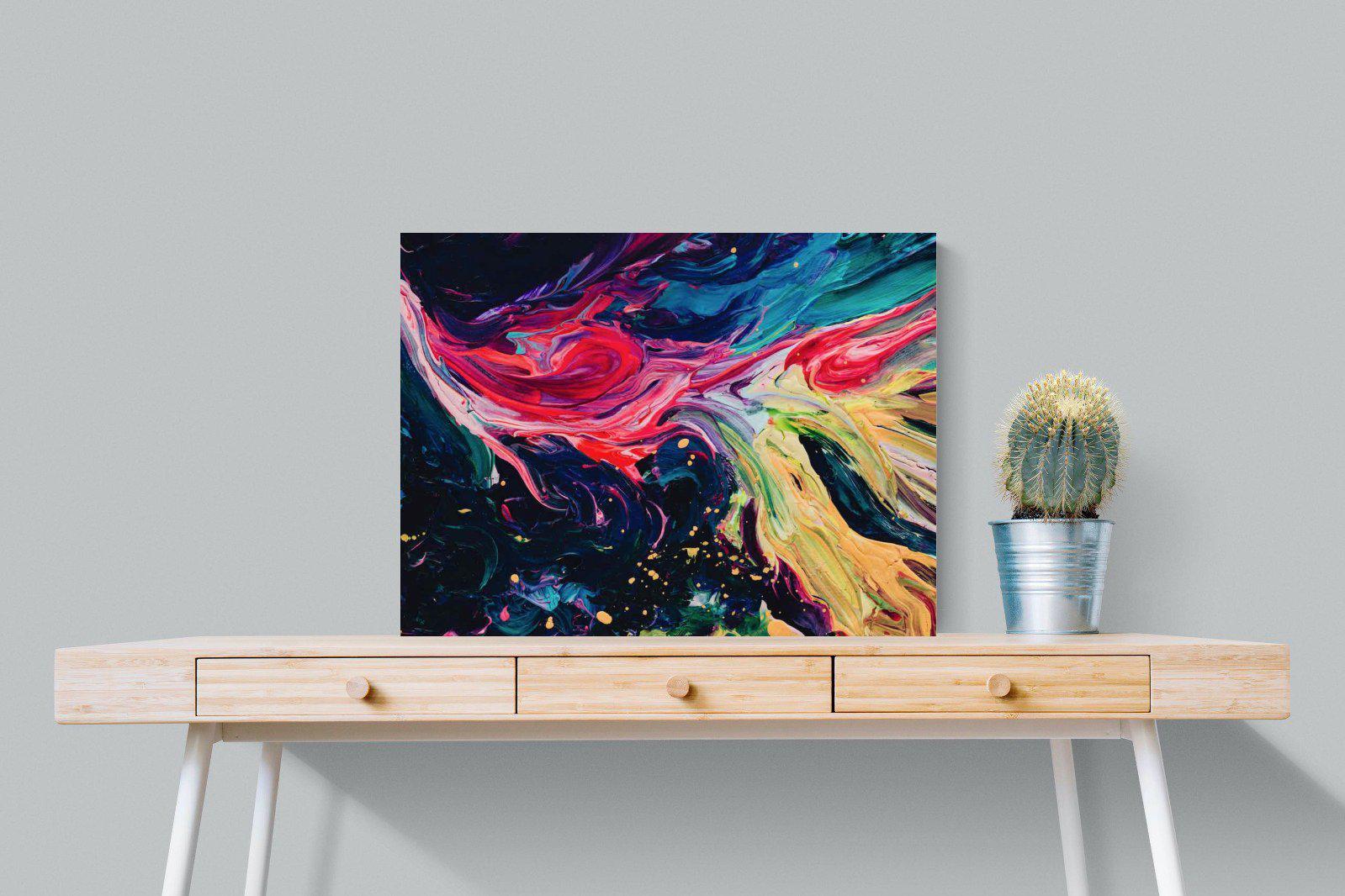 Fireworks-Wall_Art-80 x 60cm-Mounted Canvas-No Frame-Pixalot