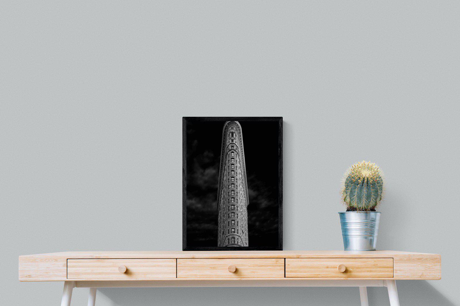 Flatiron-Wall_Art-45 x 60cm-Mounted Canvas-Black-Pixalot