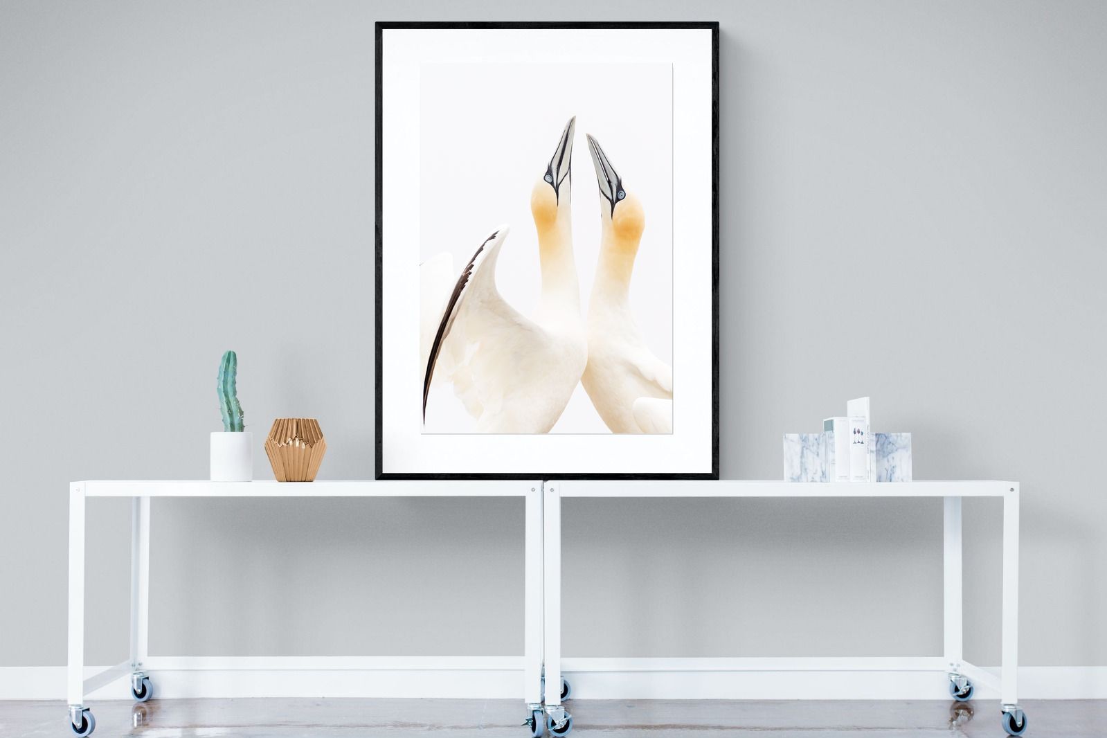 Flirt-Wall_Art-90 x 120cm-Framed Print-Black-Pixalot