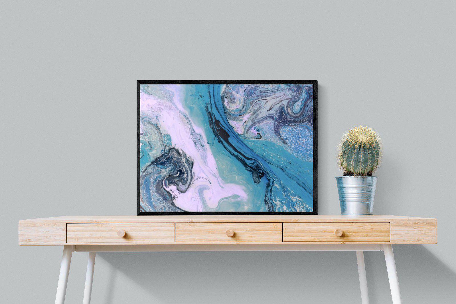 Fluid-Wall_Art-80 x 60cm-Mounted Canvas-Black-Pixalot