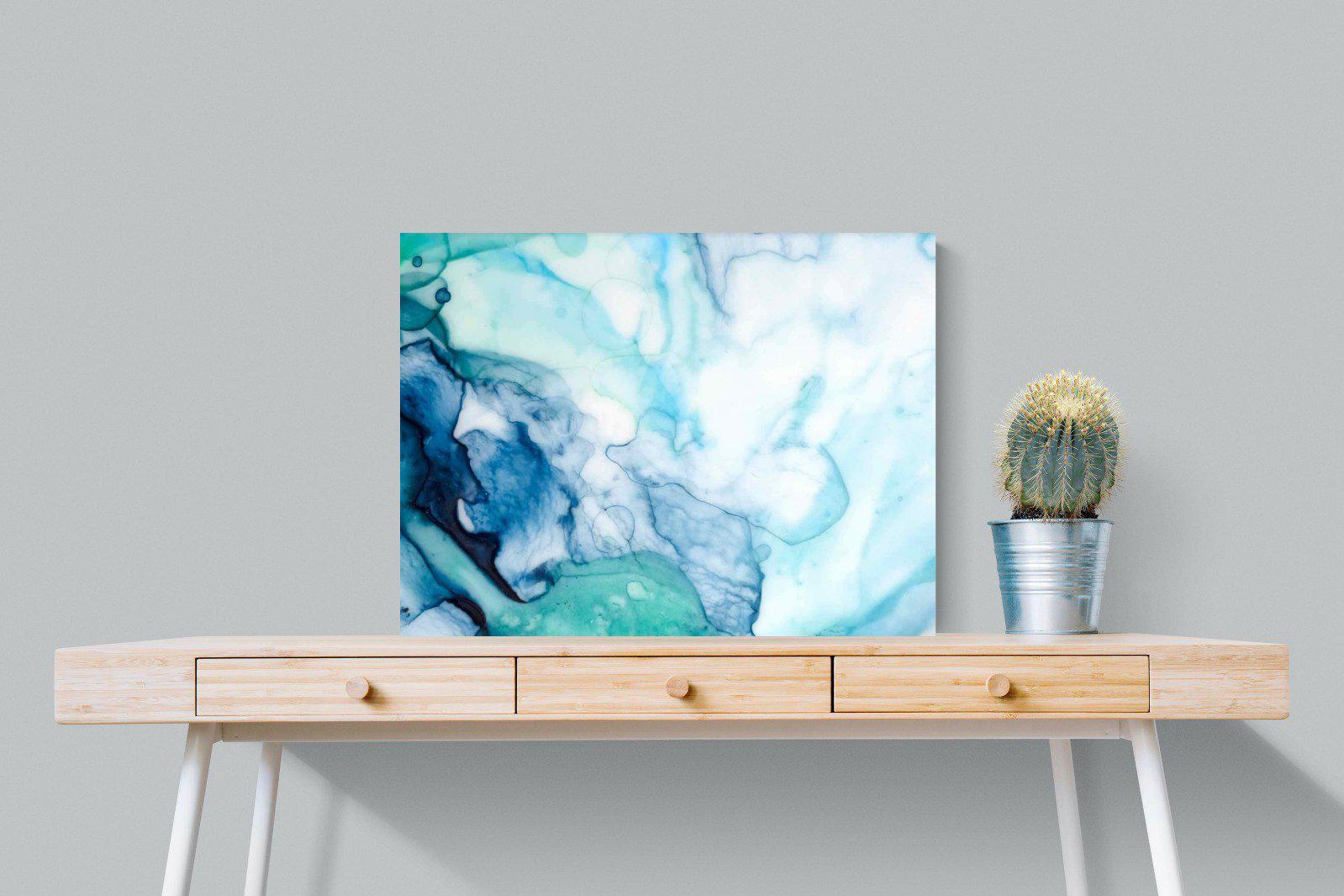 Fluid Texture-Wall_Art-80 x 60cm-Mounted Canvas-No Frame-Pixalot