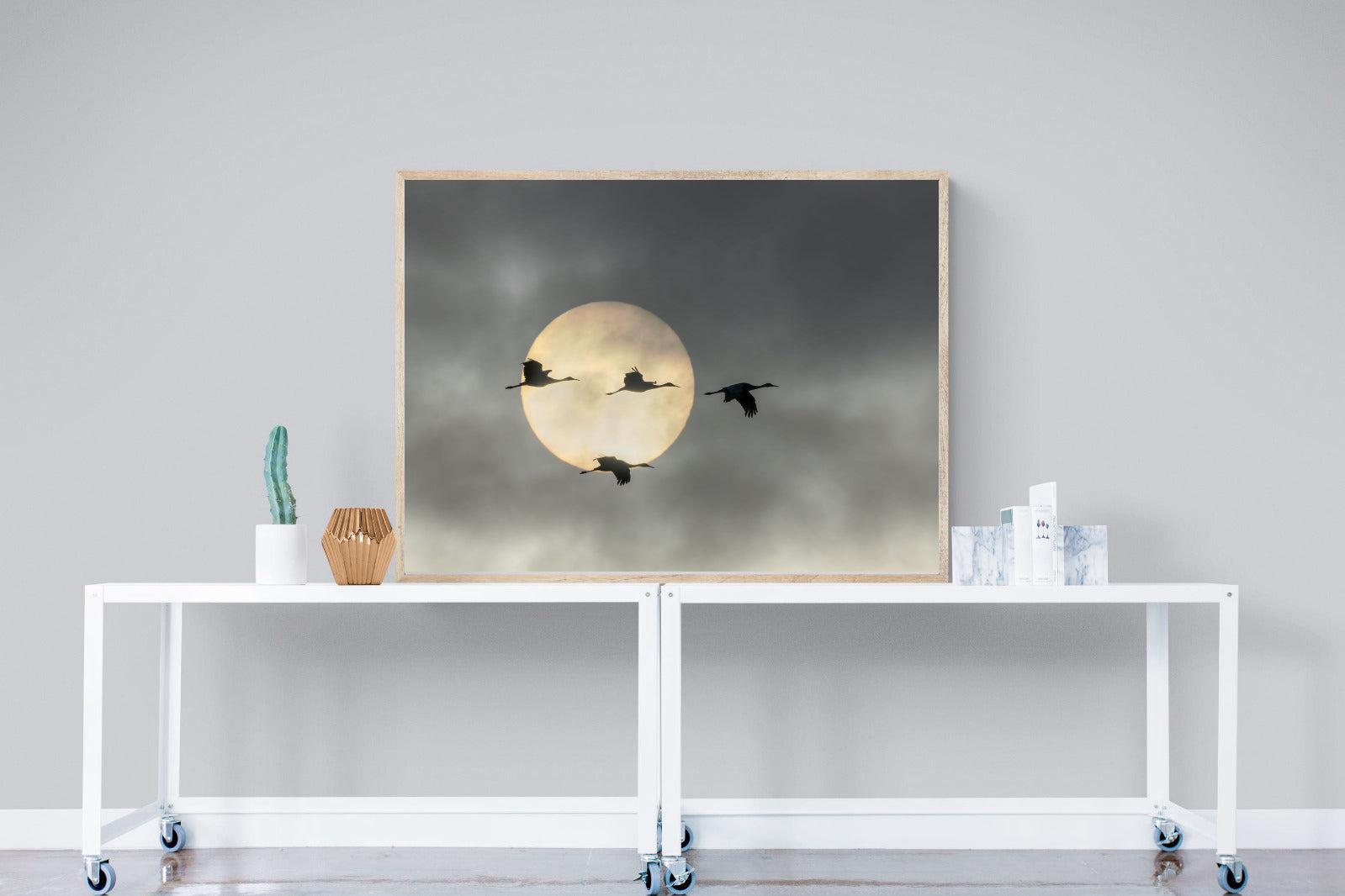 Flying High-Wall_Art-120 x 90cm-Mounted Canvas-Wood-Pixalot