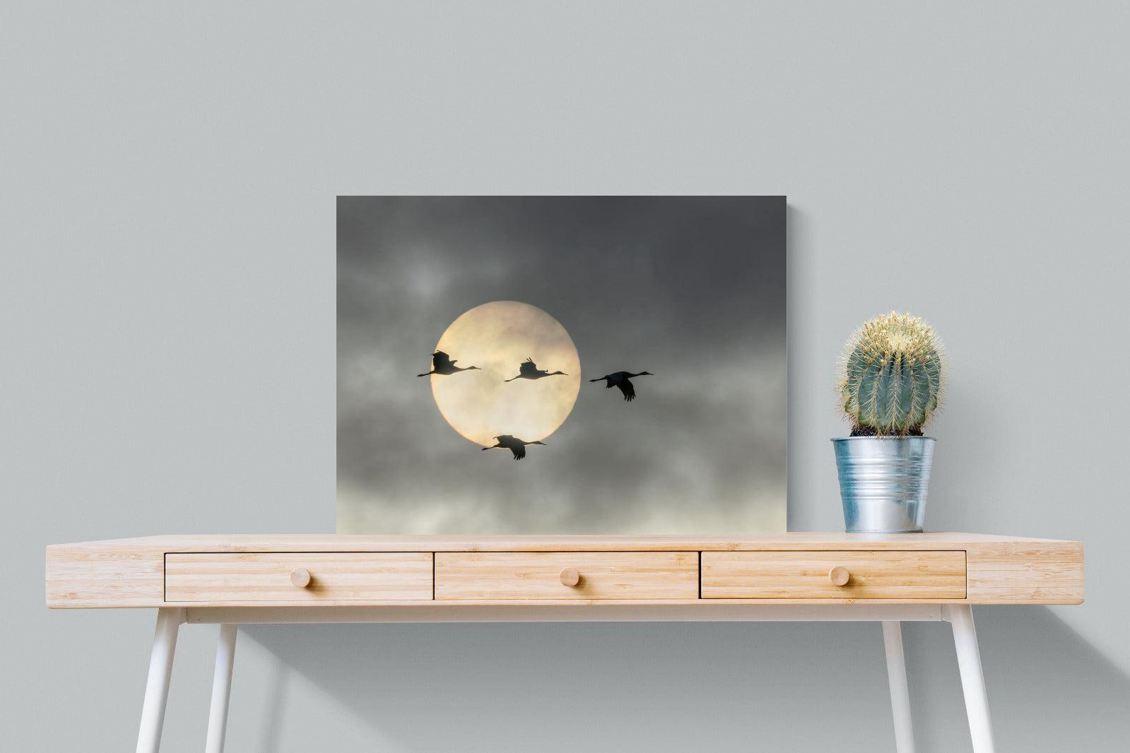 Flying High-Wall_Art-80 x 60cm-Mounted Canvas-No Frame-Pixalot