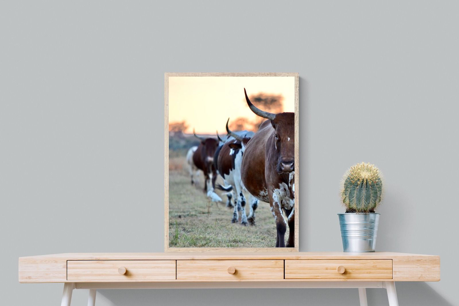 Follow The Leader-Wall_Art-60 x 80cm-Mounted Canvas-Wood-Pixalot