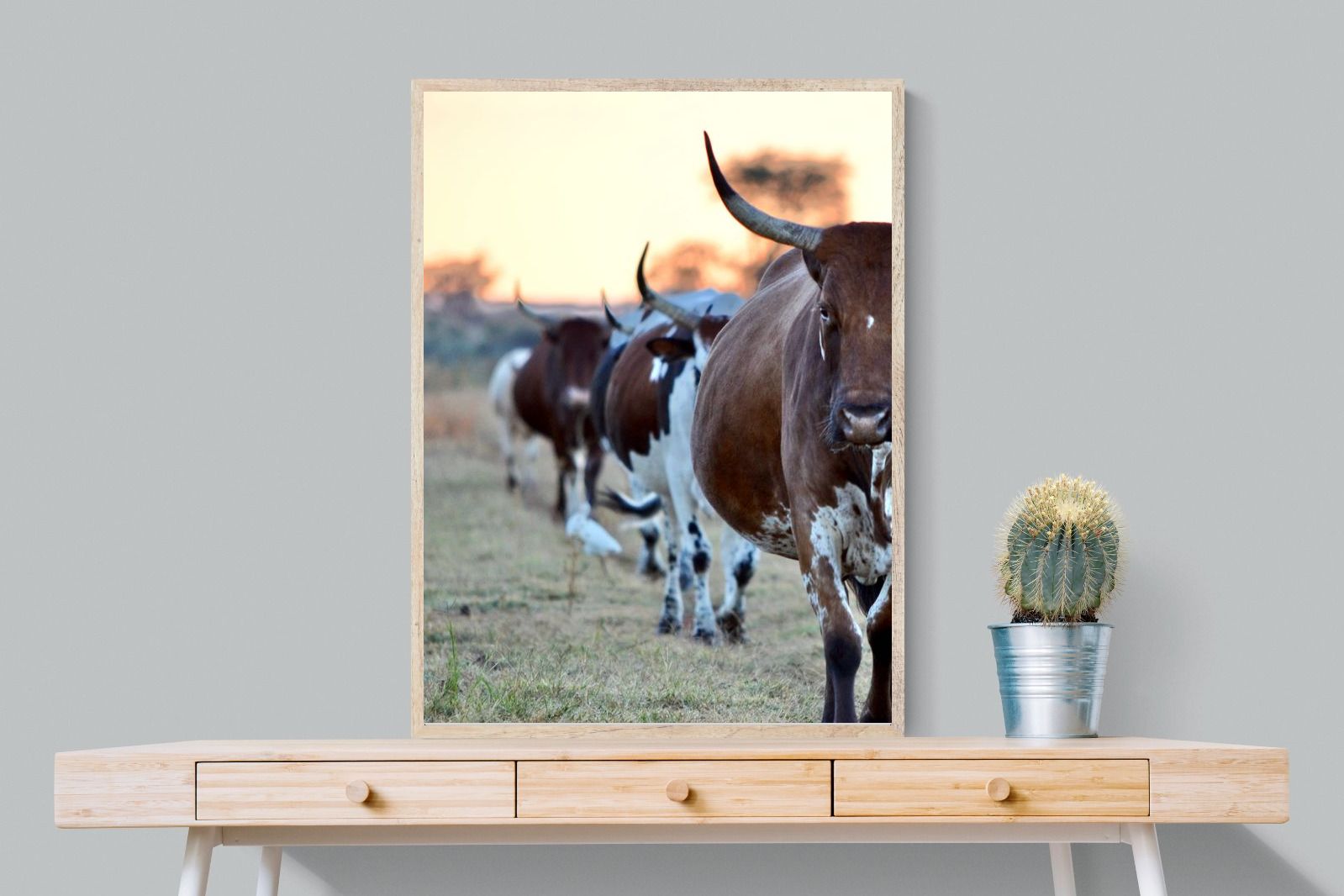 Follow The Leader-Wall_Art-75 x 100cm-Mounted Canvas-Wood-Pixalot