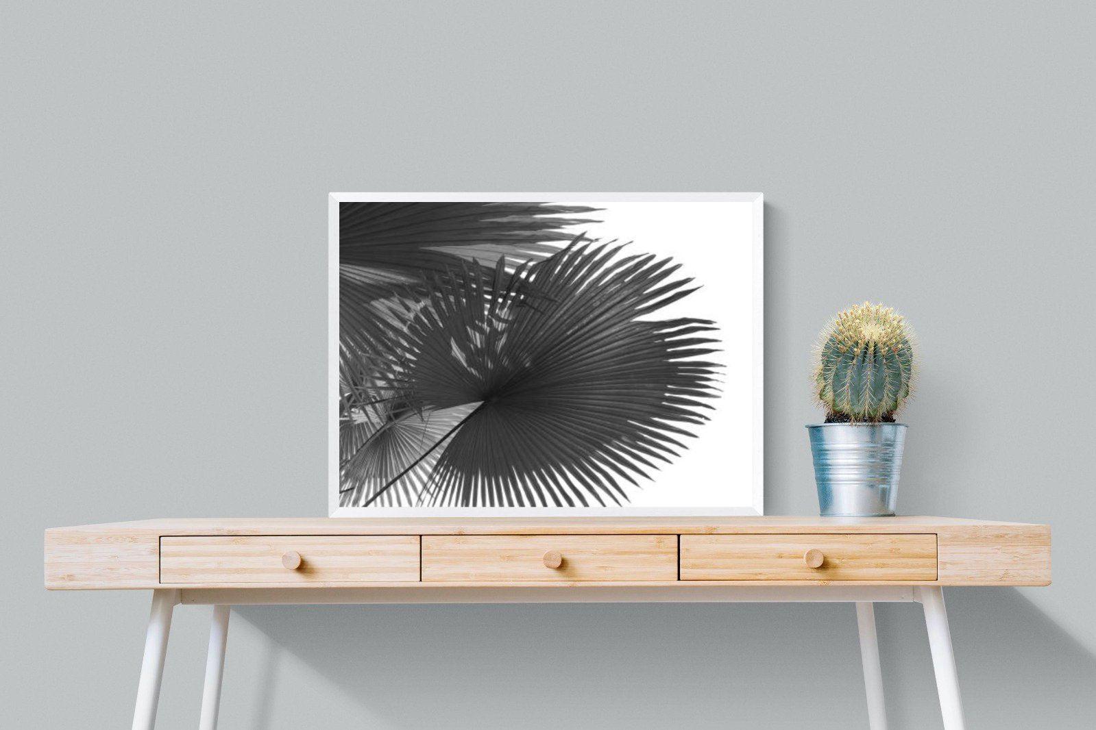 Frond-Wall_Art-80 x 60cm-Mounted Canvas-White-Pixalot