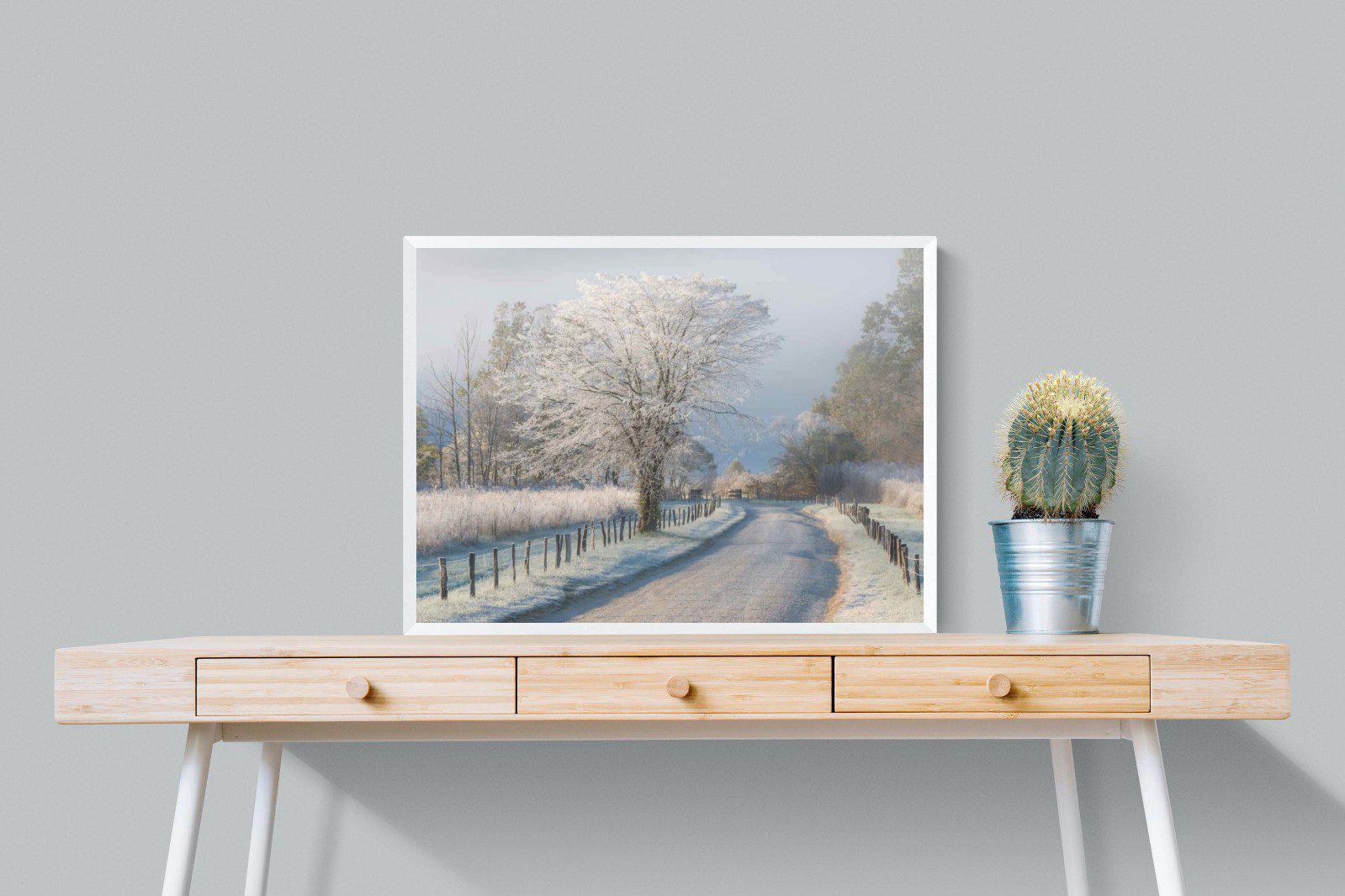 Frosty-Wall_Art-80 x 60cm-Mounted Canvas-White-Pixalot