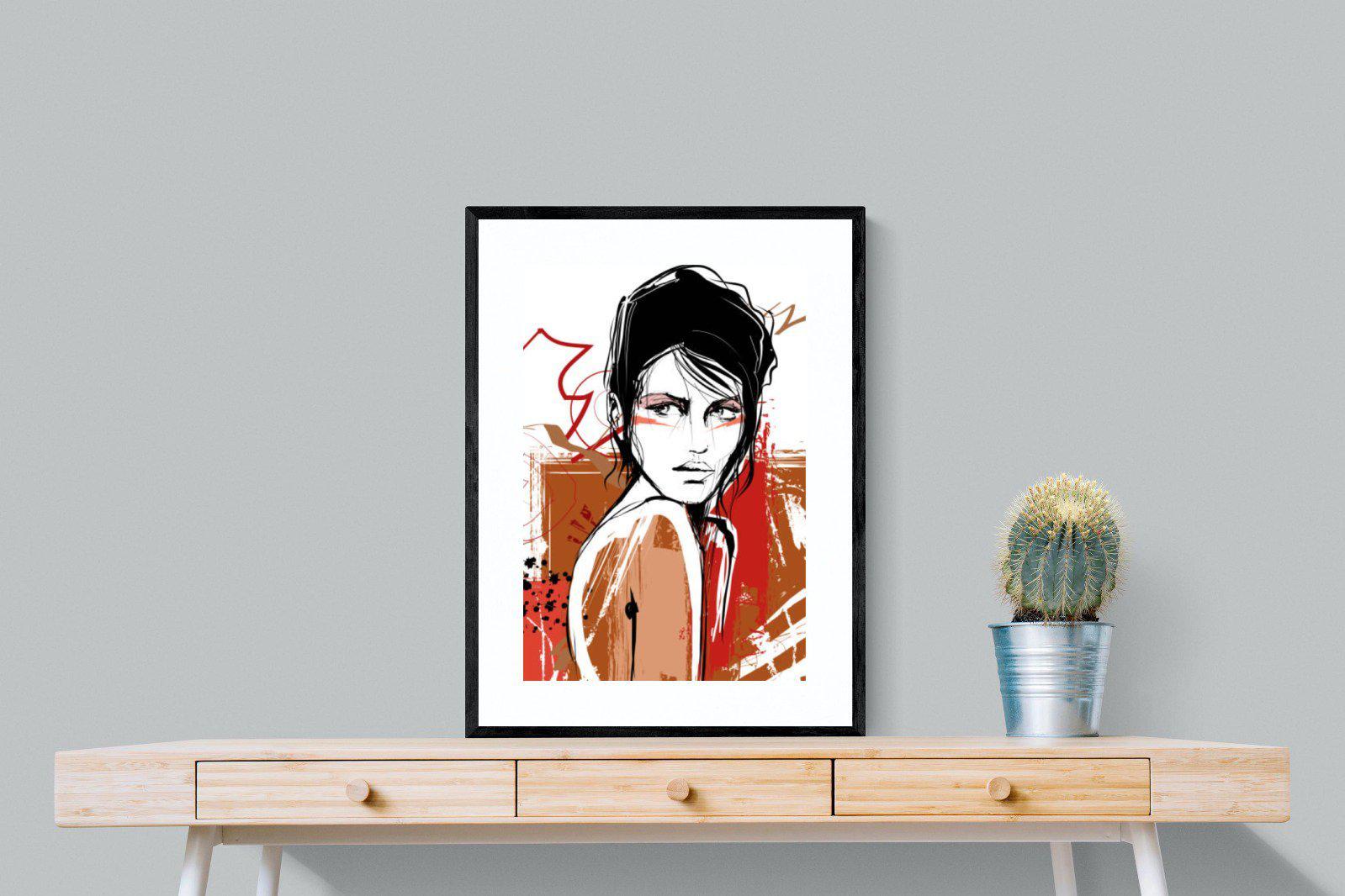 Glance-Wall_Art-60 x 80cm-Framed Print-Black-Pixalot